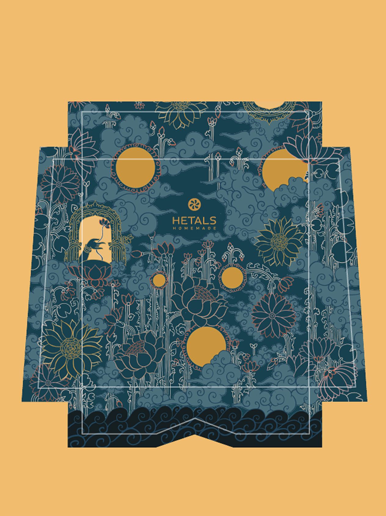 Festive illustrations for hetals