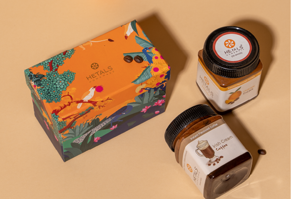 Hetals Packaging Design