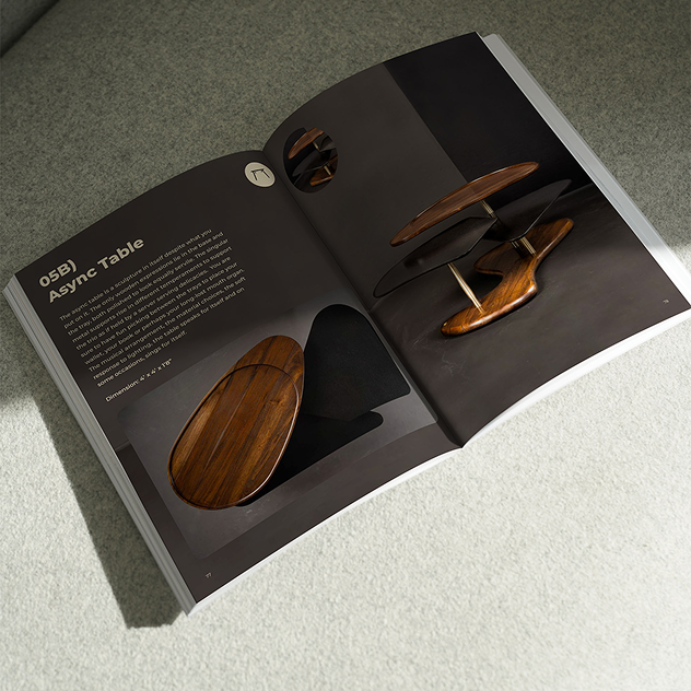 Catalog layout photographs