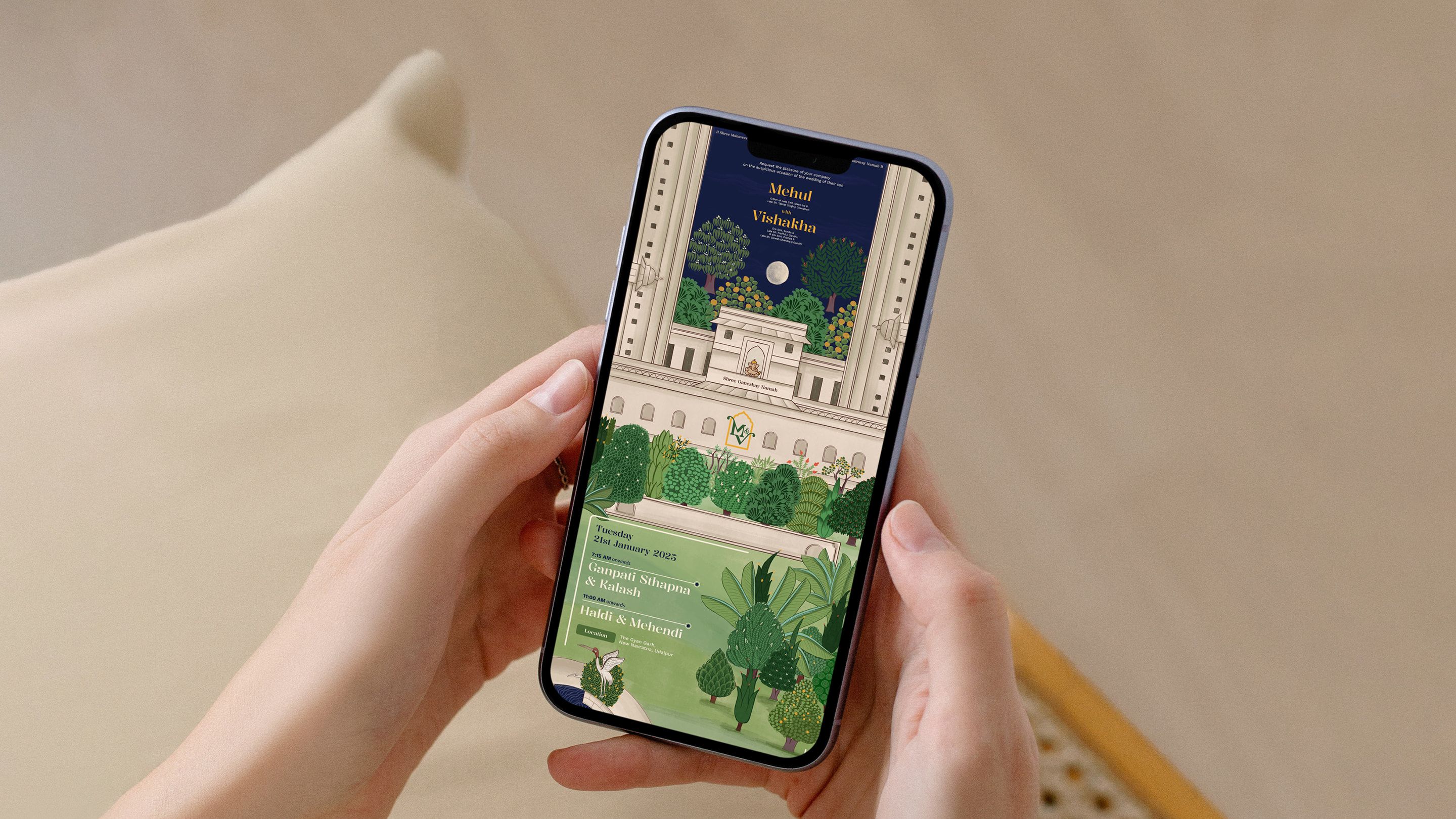 Digital Wedding Invite
