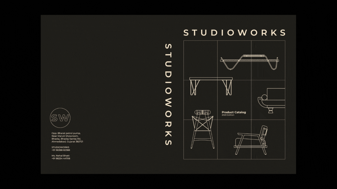 Studioworks catalogue layouts