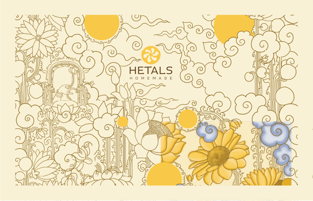 Kerala mural inspired illustrations