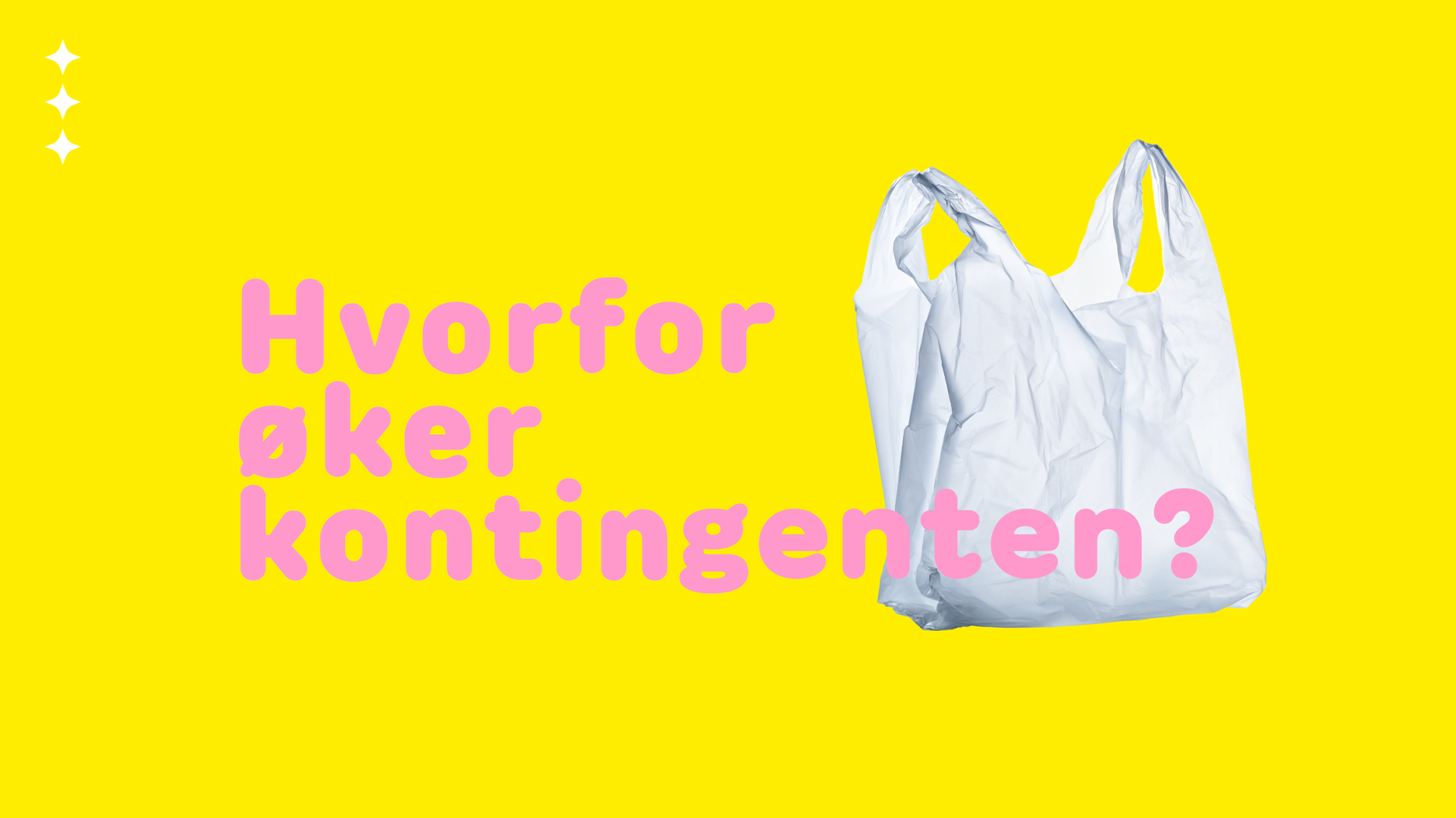 Grafikk med teksten hvorfor oeker kontingenten