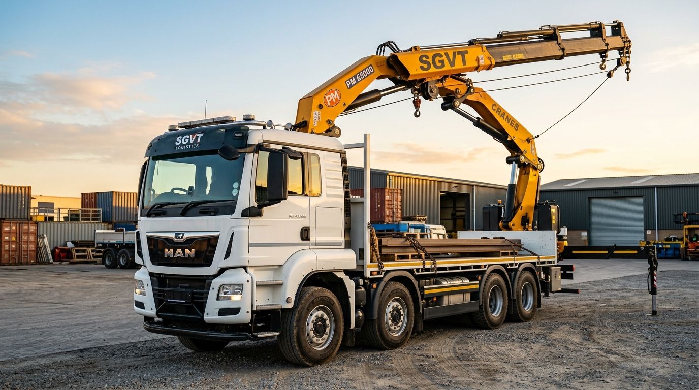 CAMION GRUE TÉLESCOPIQUE SGVT