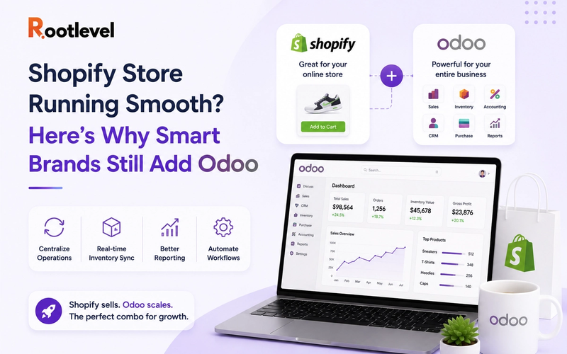 Shopify Store Running Smooth? Here’s Why Smart Brands Still Add Odoo