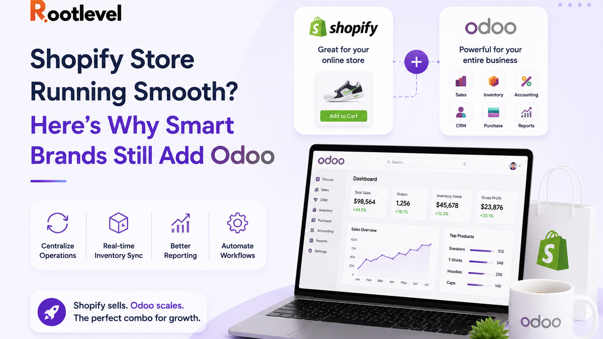 Shopify Store Running Smooth? Here’s Why Smart Brands Still Add Odoo
