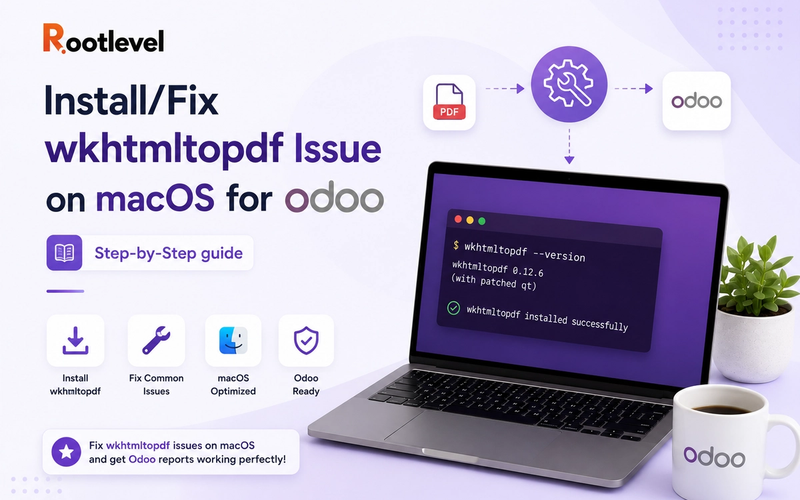 Install/Fix wkhtmltopdf Issue on macOS for Odoo | Step-by-Step guide