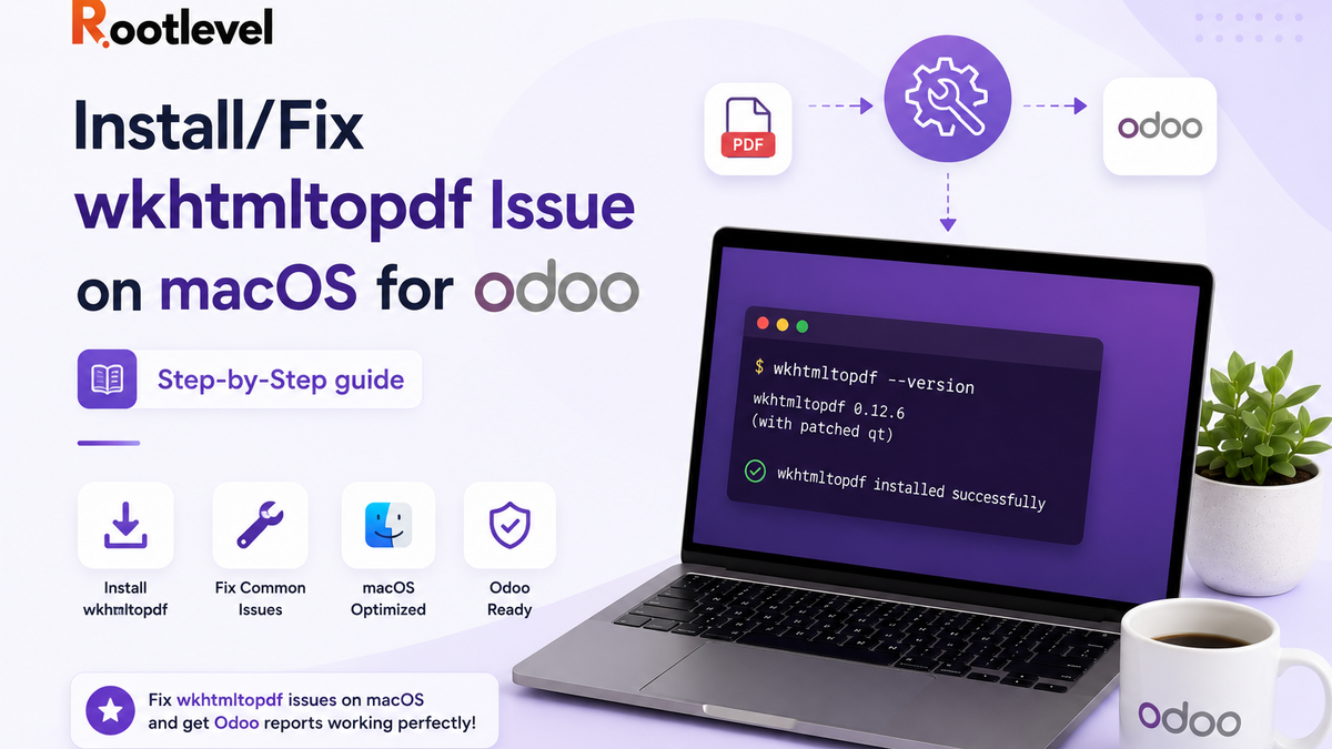 Install/Fix wkhtmltopdf Issue on macOS for Odoo | Step-by-Step guide
