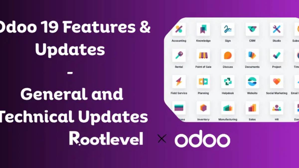 Odoo 19 Features - General and Technical Updates
