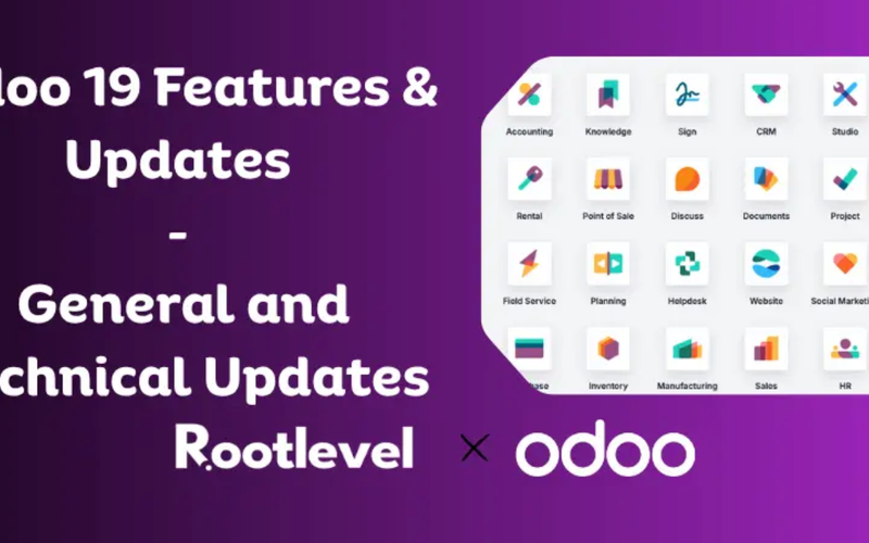 Odoo 19 Features - General and Technical Updates