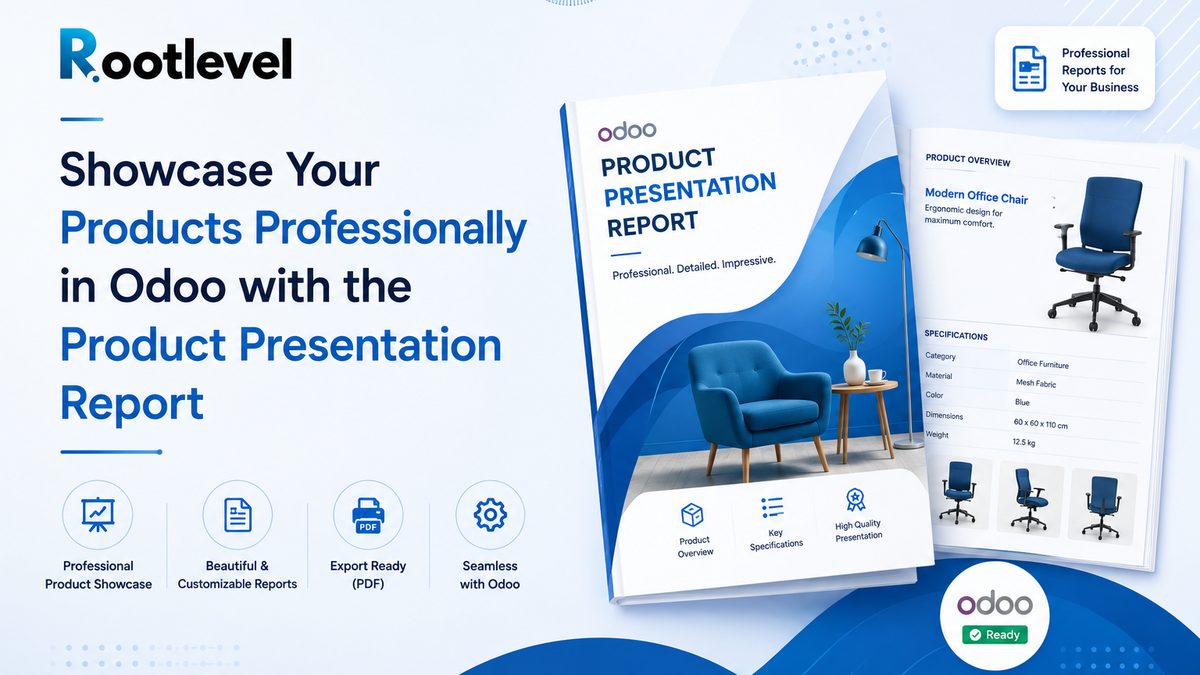 Showcase Your Products Professionally in Odoo with the Product Presentation Report