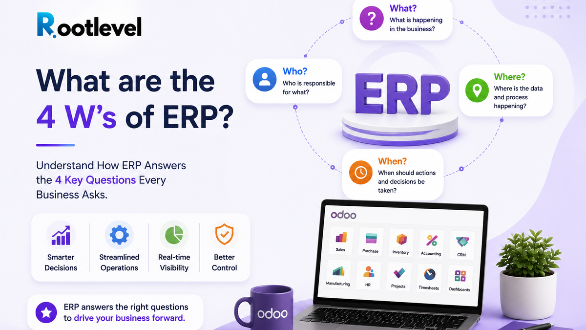 What are the 4 W's of ERP?