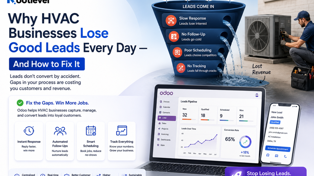 Why HVAC Businesses Lose Good Leads Every Day — And How to Fix It