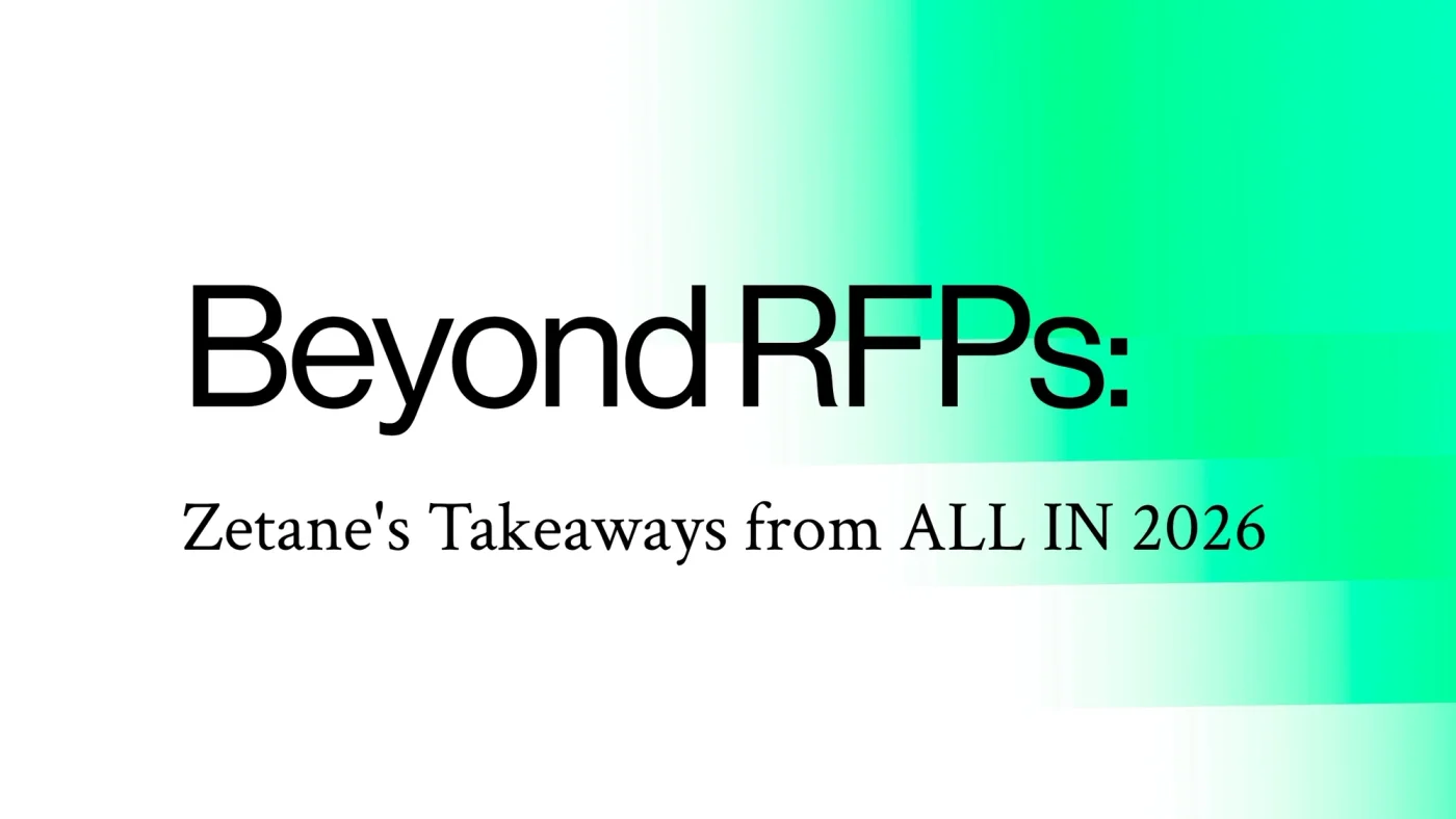 Beyond RFPs: Zetane's Takeaways from ALL IN 2026