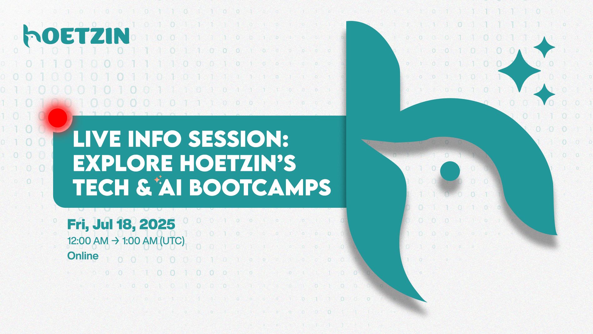 Live Info Session: Explore Hoetzin’s Tech & AI Bootcamps