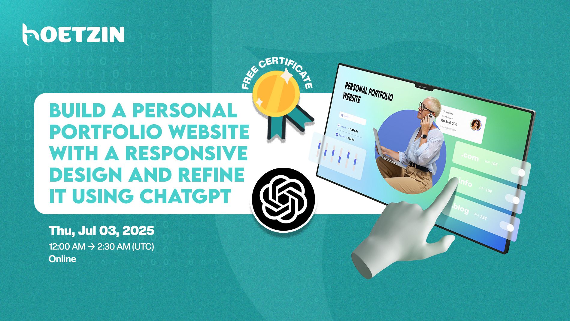 Create a Responsive Portfolio with ChatGPT