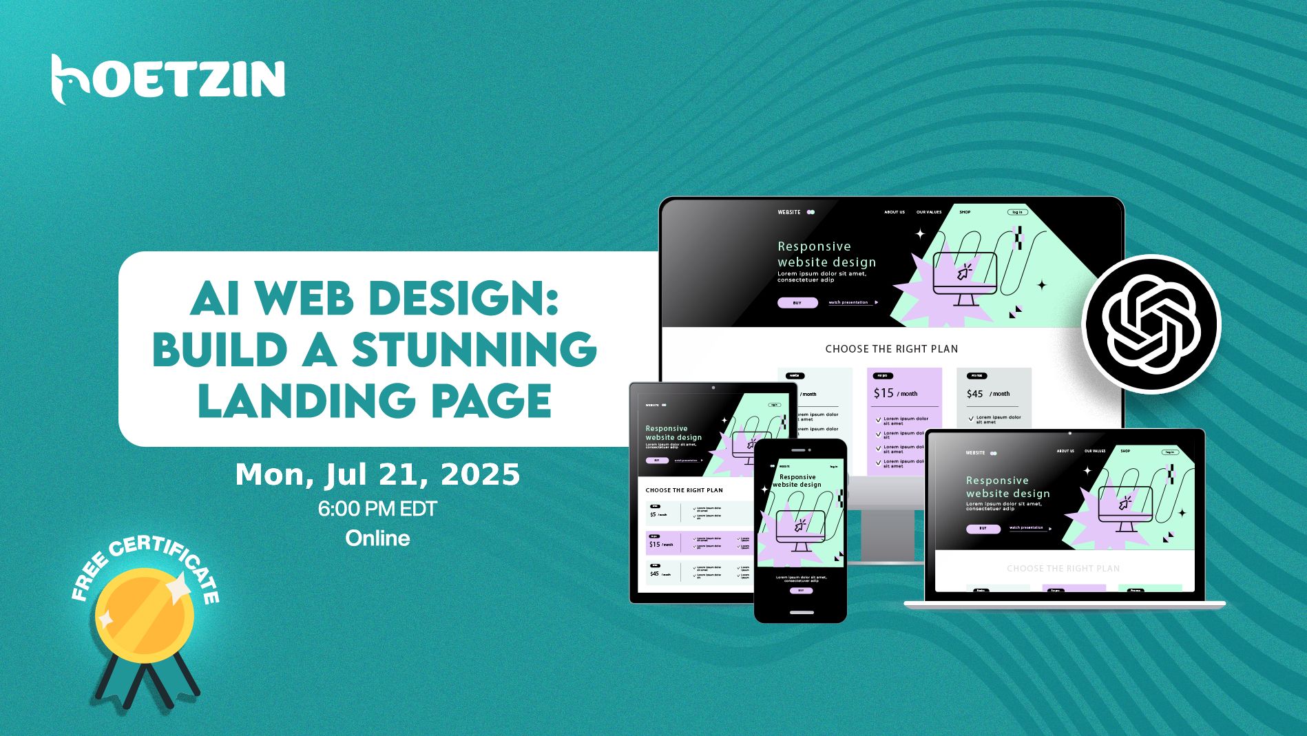 AI Web Design: Build a Stunning Responsive Landing Page with ChatGPT