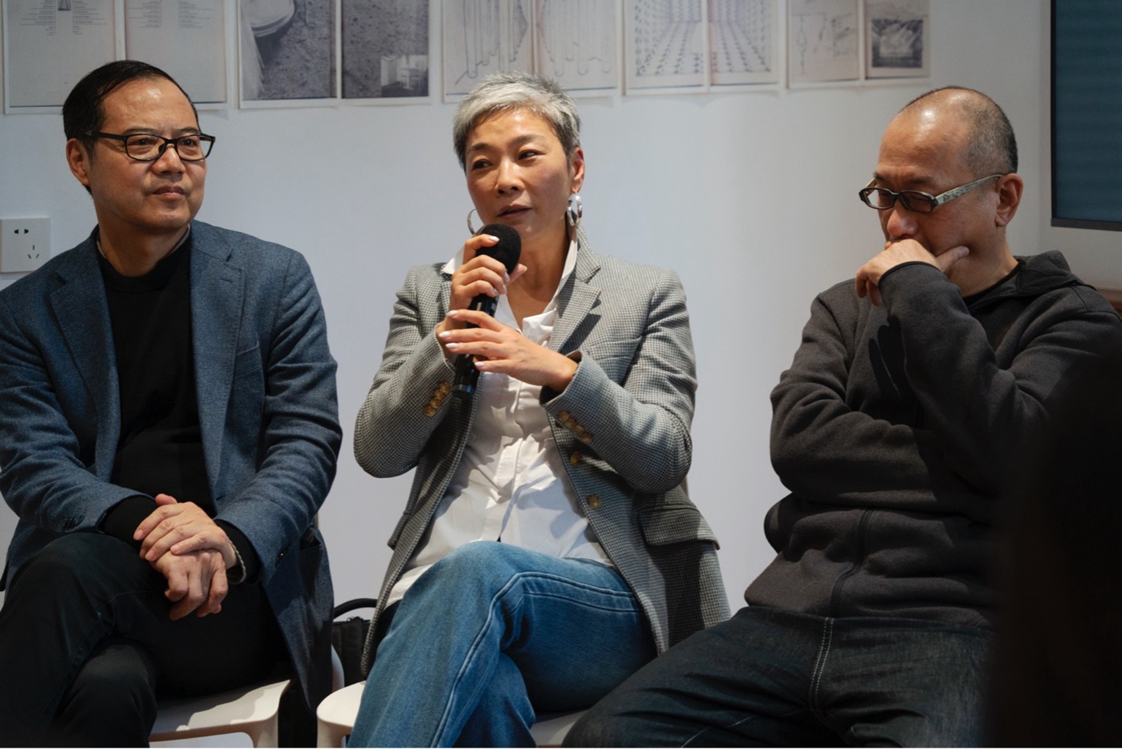 From left to right: Wang Chunchen, Gu Yan, Zhan Wang