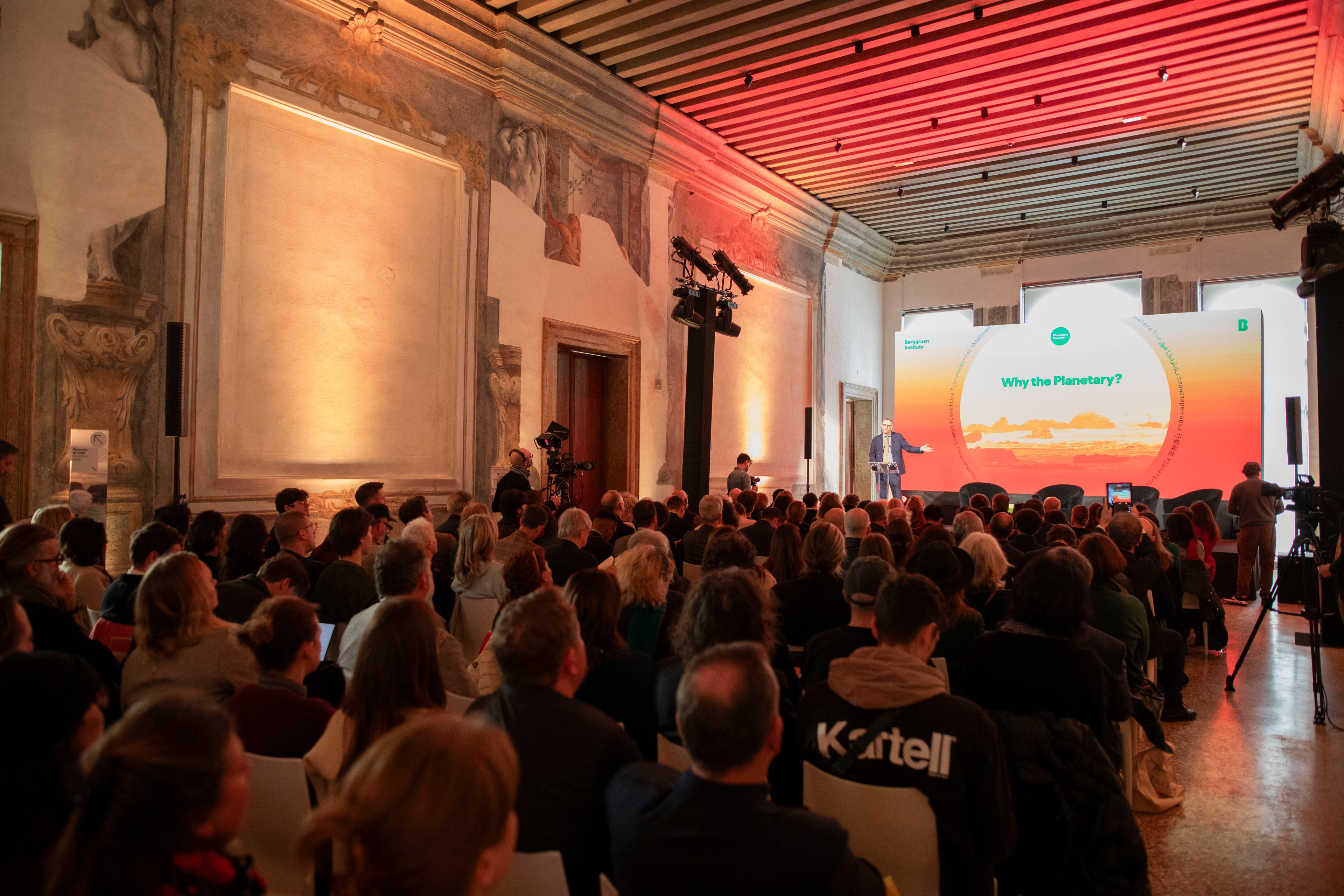 Nils Gilman at the 2024 Planetary Summit in Venice Italy