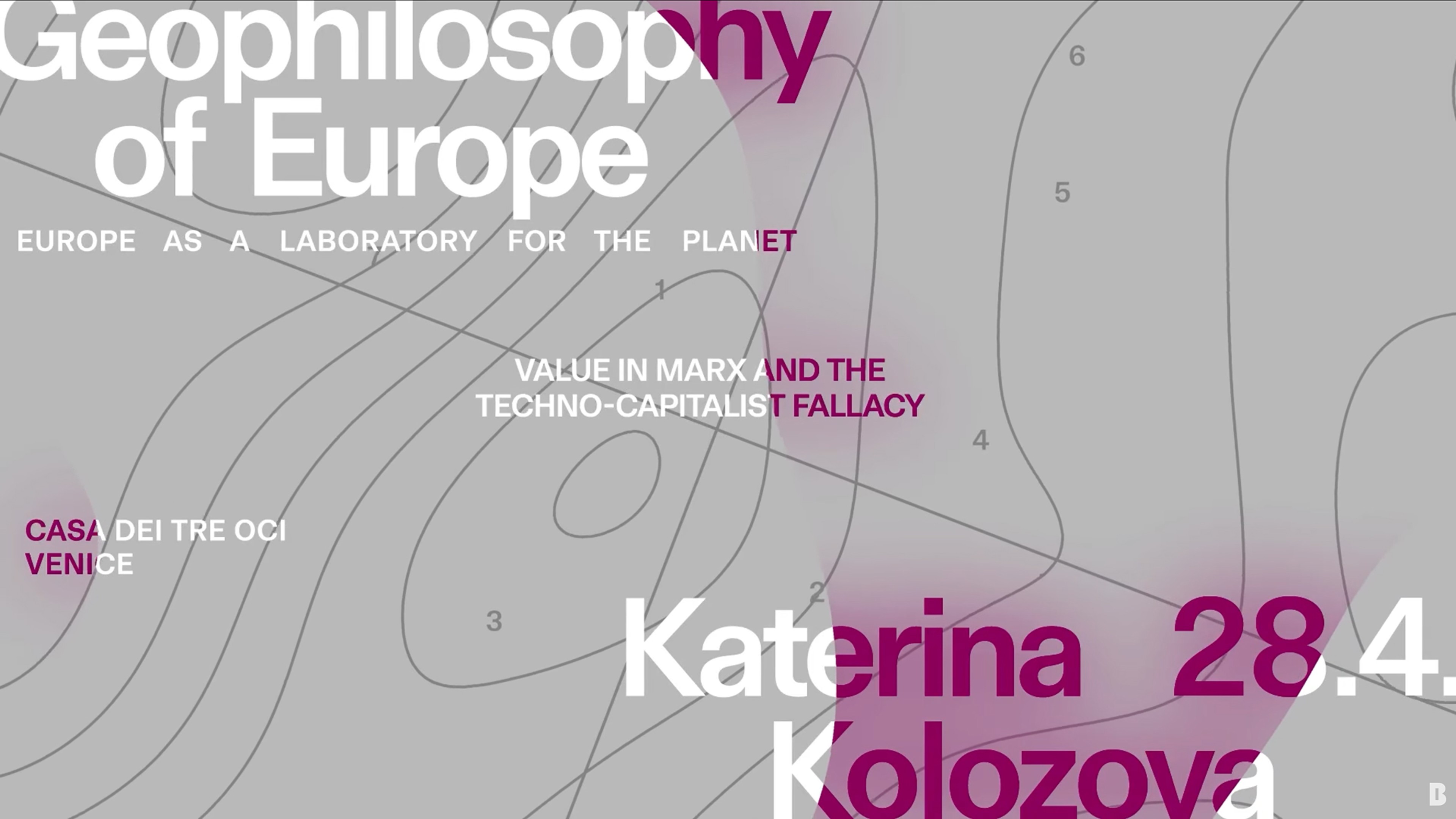 Katerina Kolozova at Casa dei Tre Oci