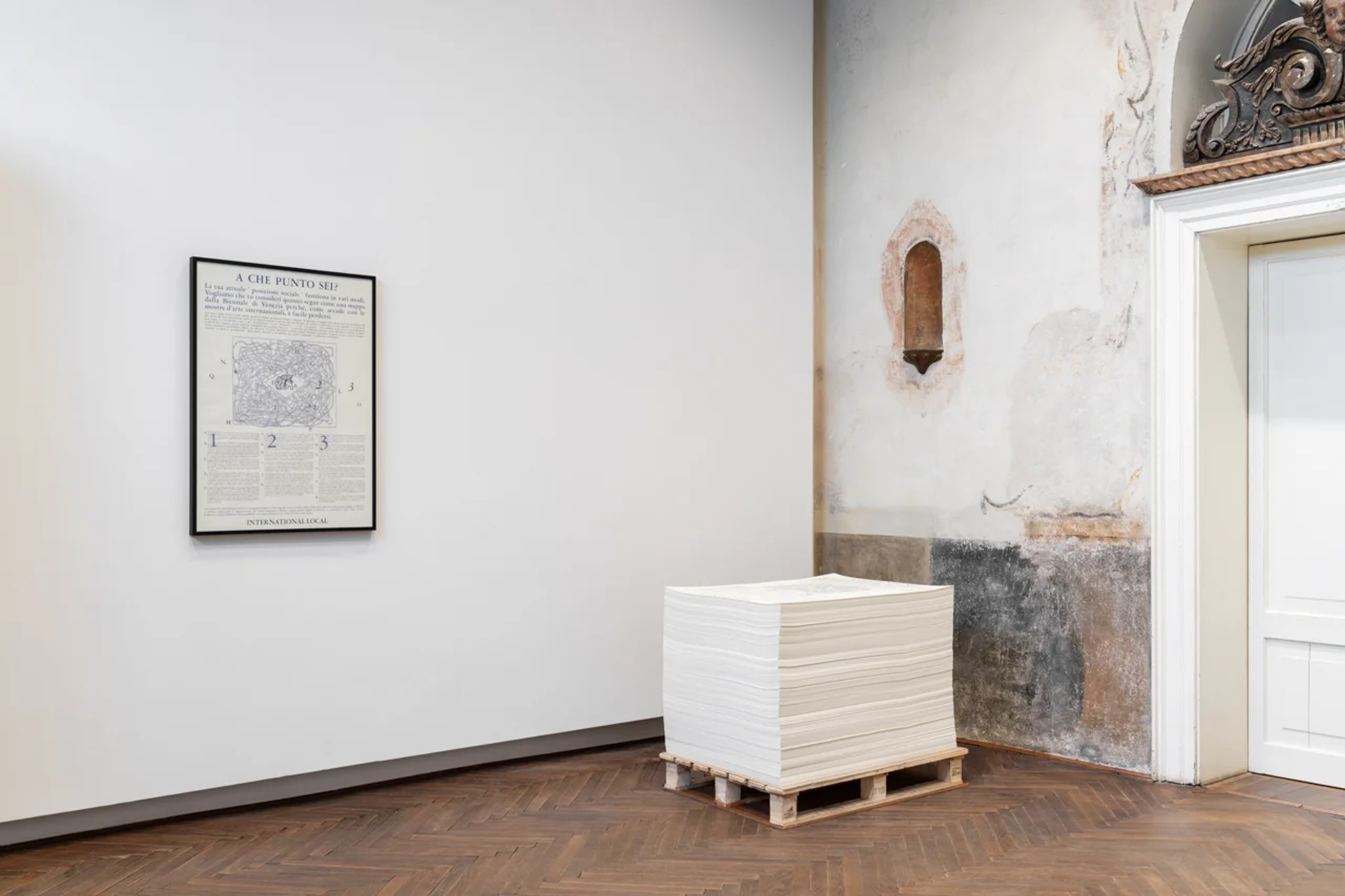 International Local (Sara Charlesworth; Joseph Kosuth; Anthony Mccall) A che punto sei? / Where Are You Standing? © Marco Cappelletti