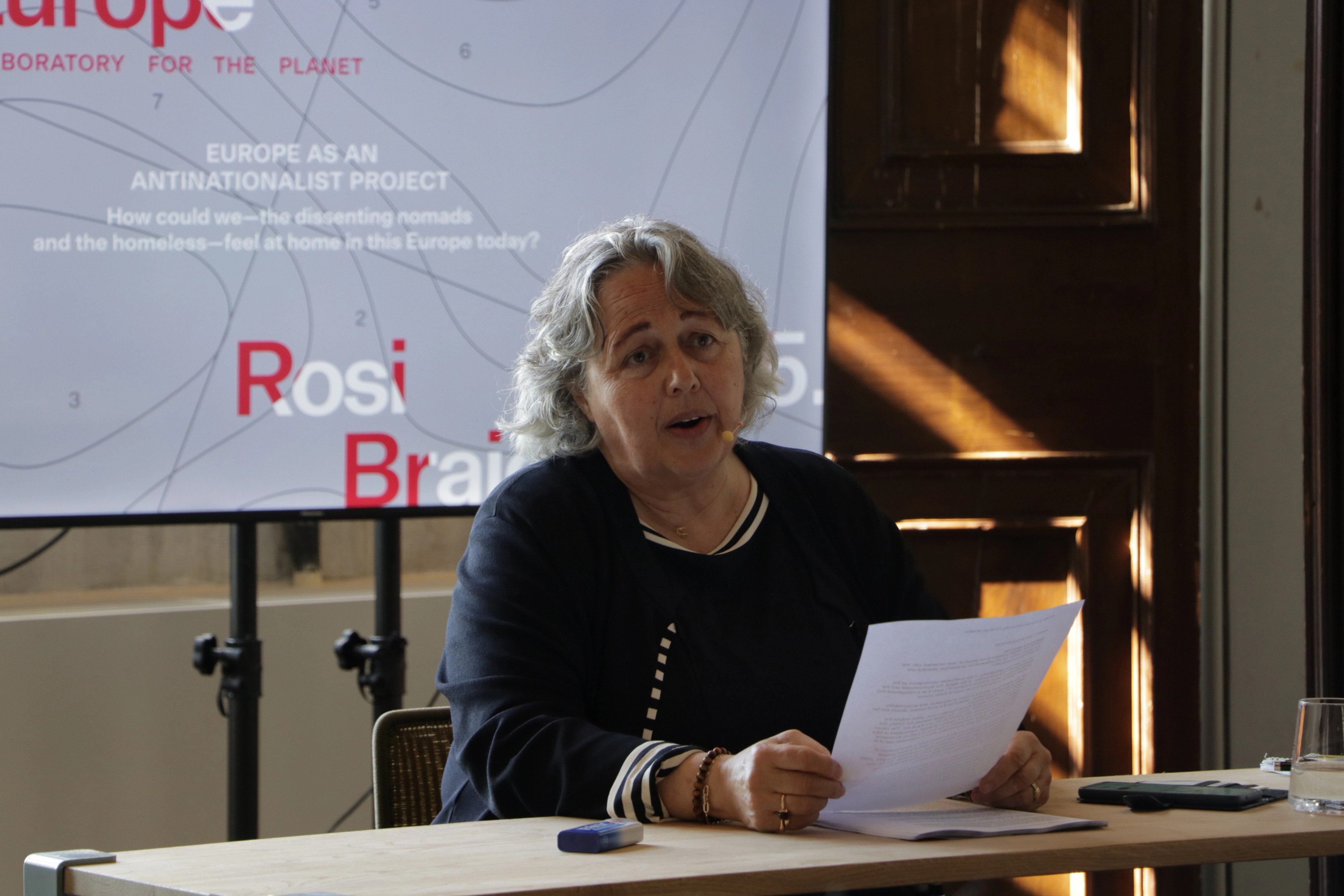 Rosi Braidotti at Casa dei Tre Oci