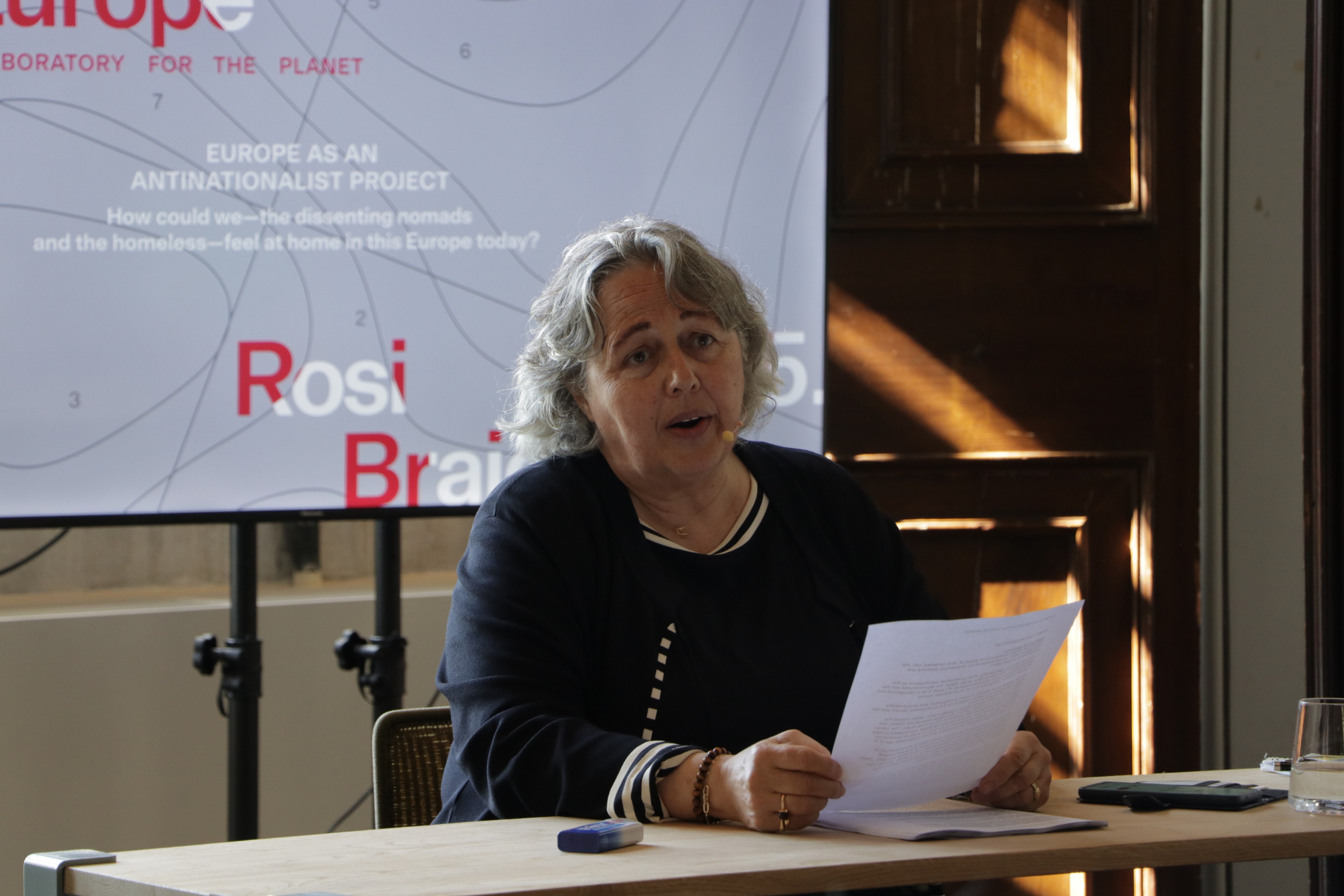 Rosi Braidotti at Casa dei Tre Oci