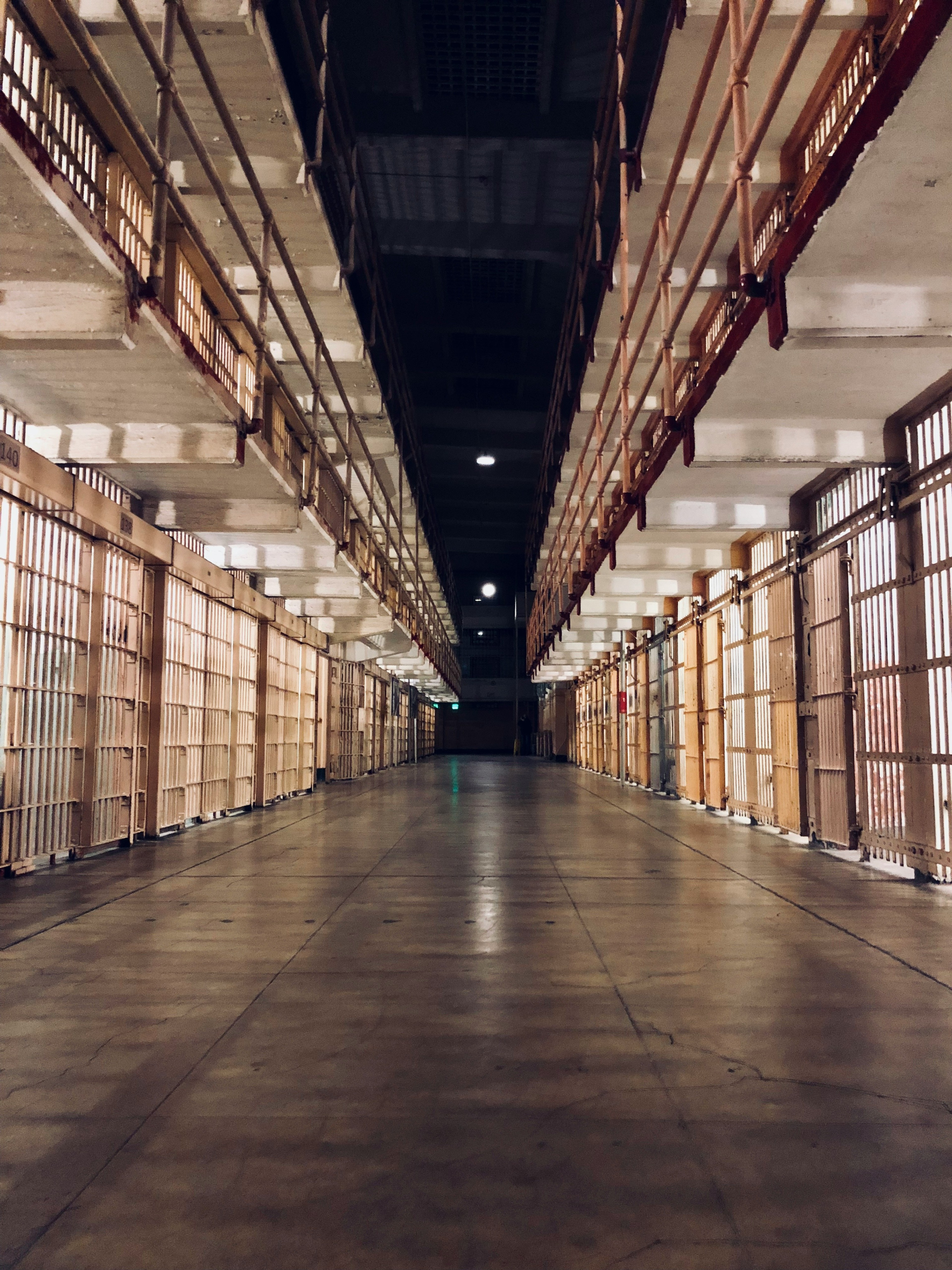 prison corridor, photo by Carles Rabada