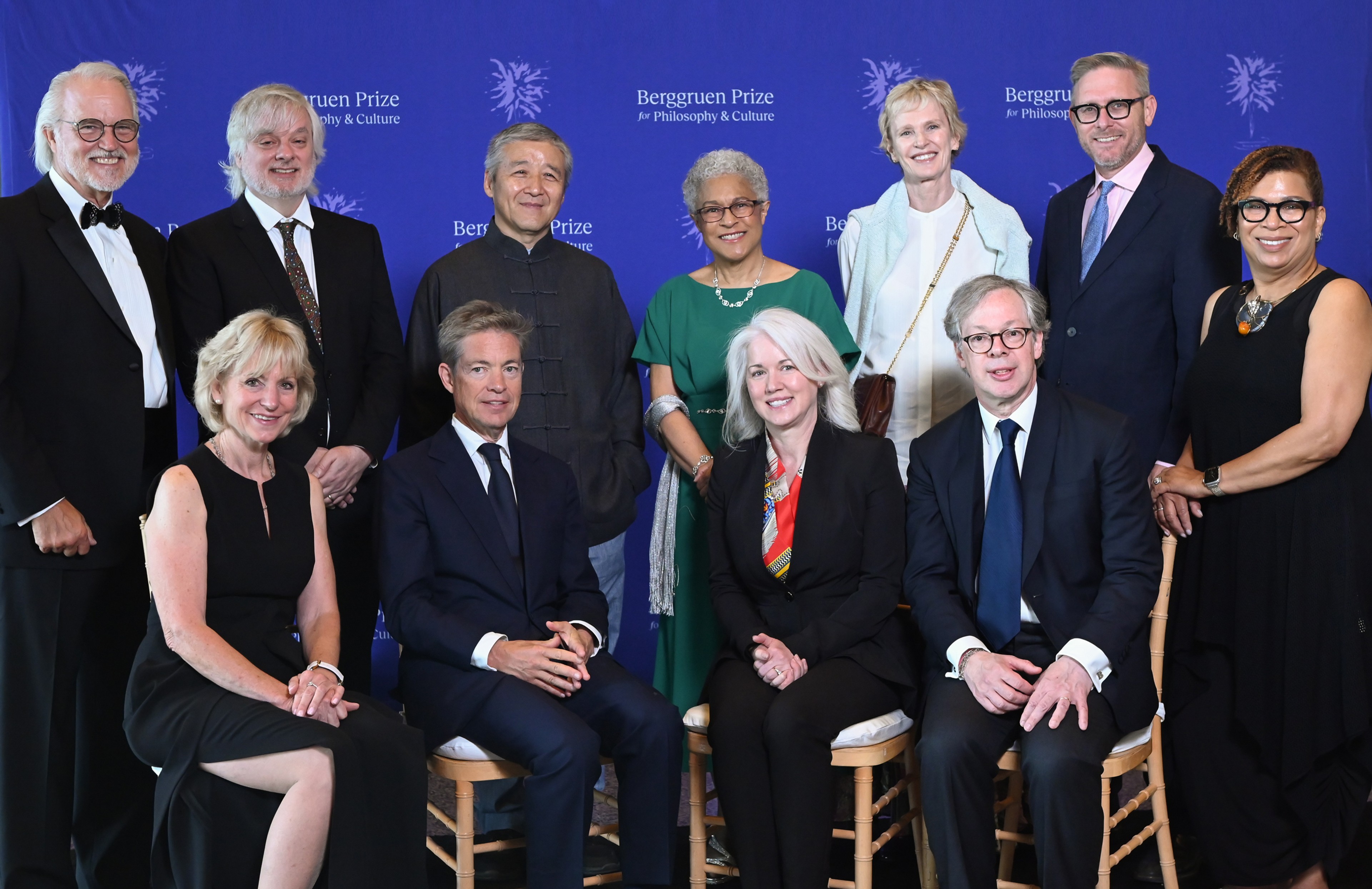 Members of the Berggruen Institute Board of Directors, Berggruen Prize Jury, and leadership team together with 2023 Berggruen Prize Laureate Dr. Patricia Hill Collins and Michel Martin at the Berggruen Prize Award Ceremony on June 6, 2024, in Washington, DC.