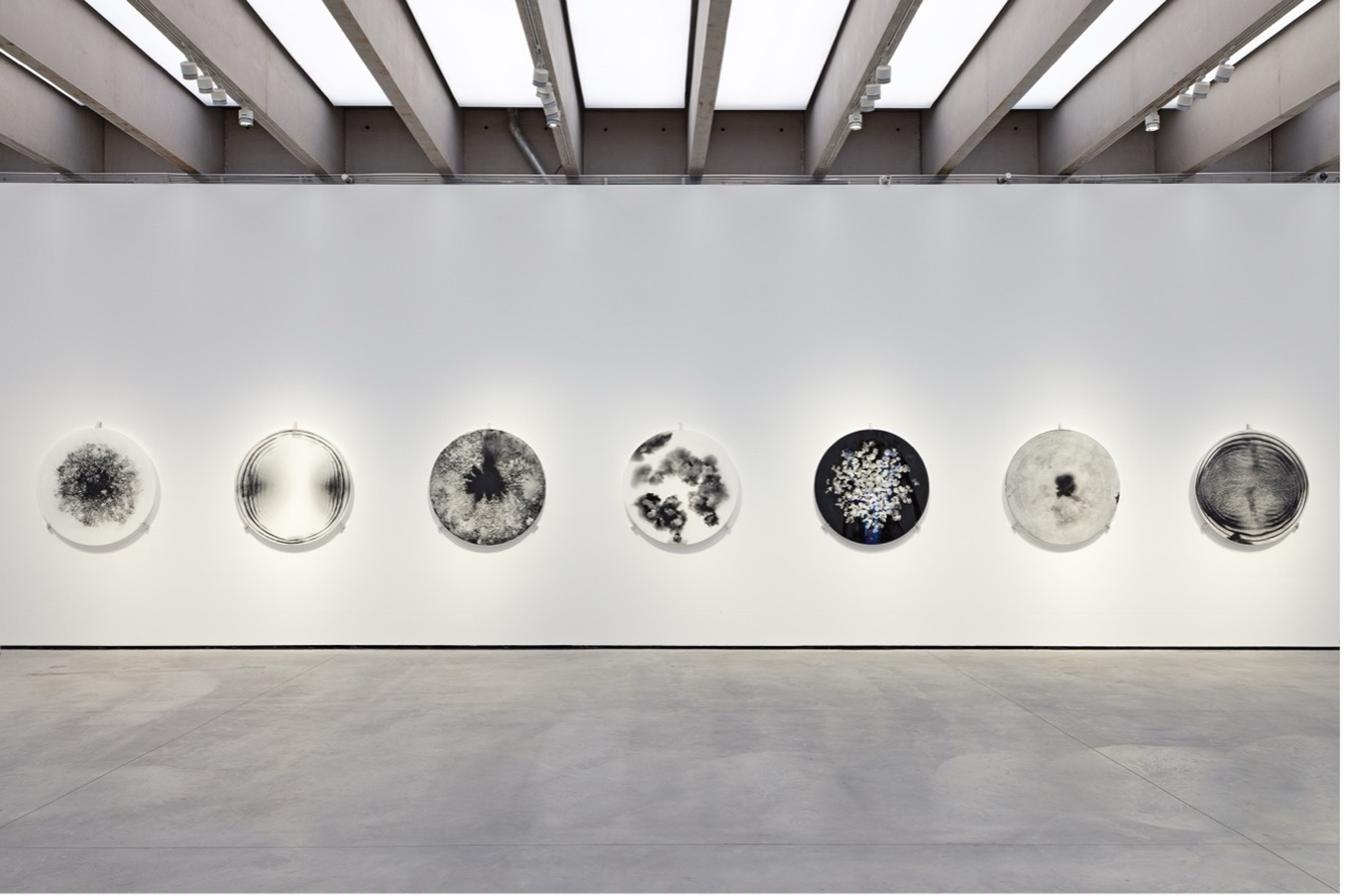 Eluvial Horizon, 2024, Exhibition at 798 CUBE in Beijing. Photo from Kim Yunchol website: https://yunchulkim.net/work/eluvial-horizon-2/ 