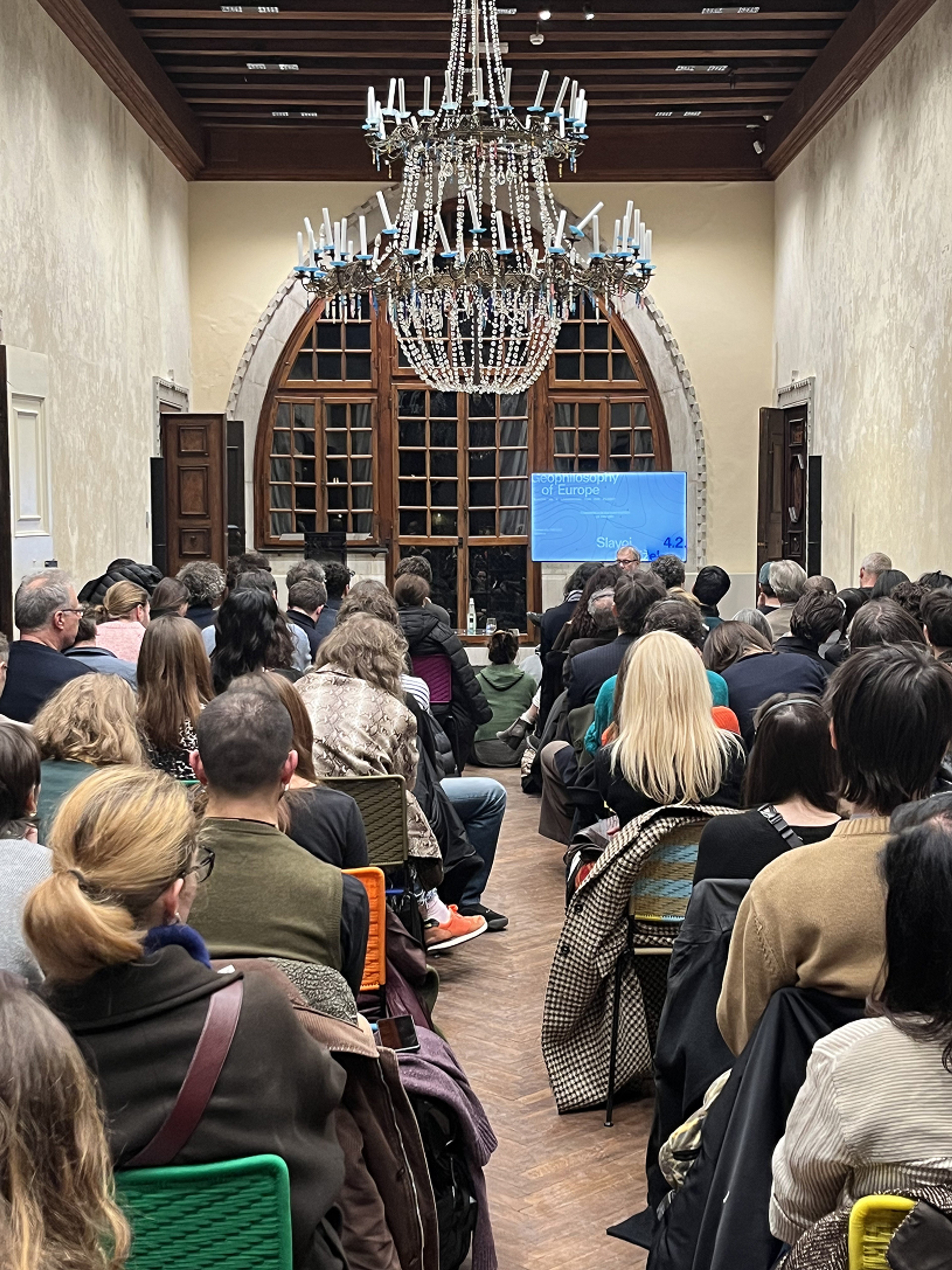 Slavoj Žižek at Casa dei Tre Oci