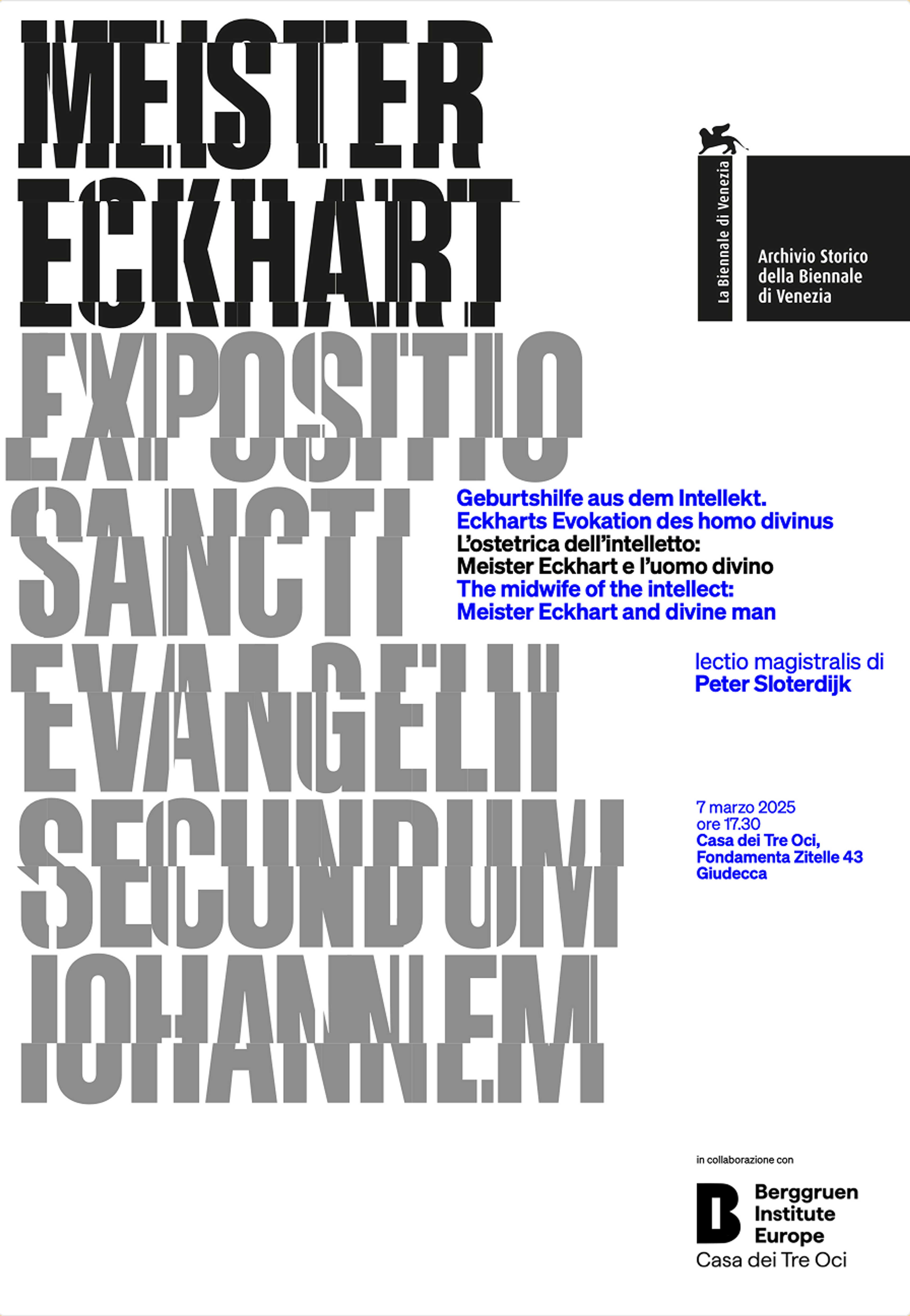 Lectio magistralis by Peter Sloterdijk