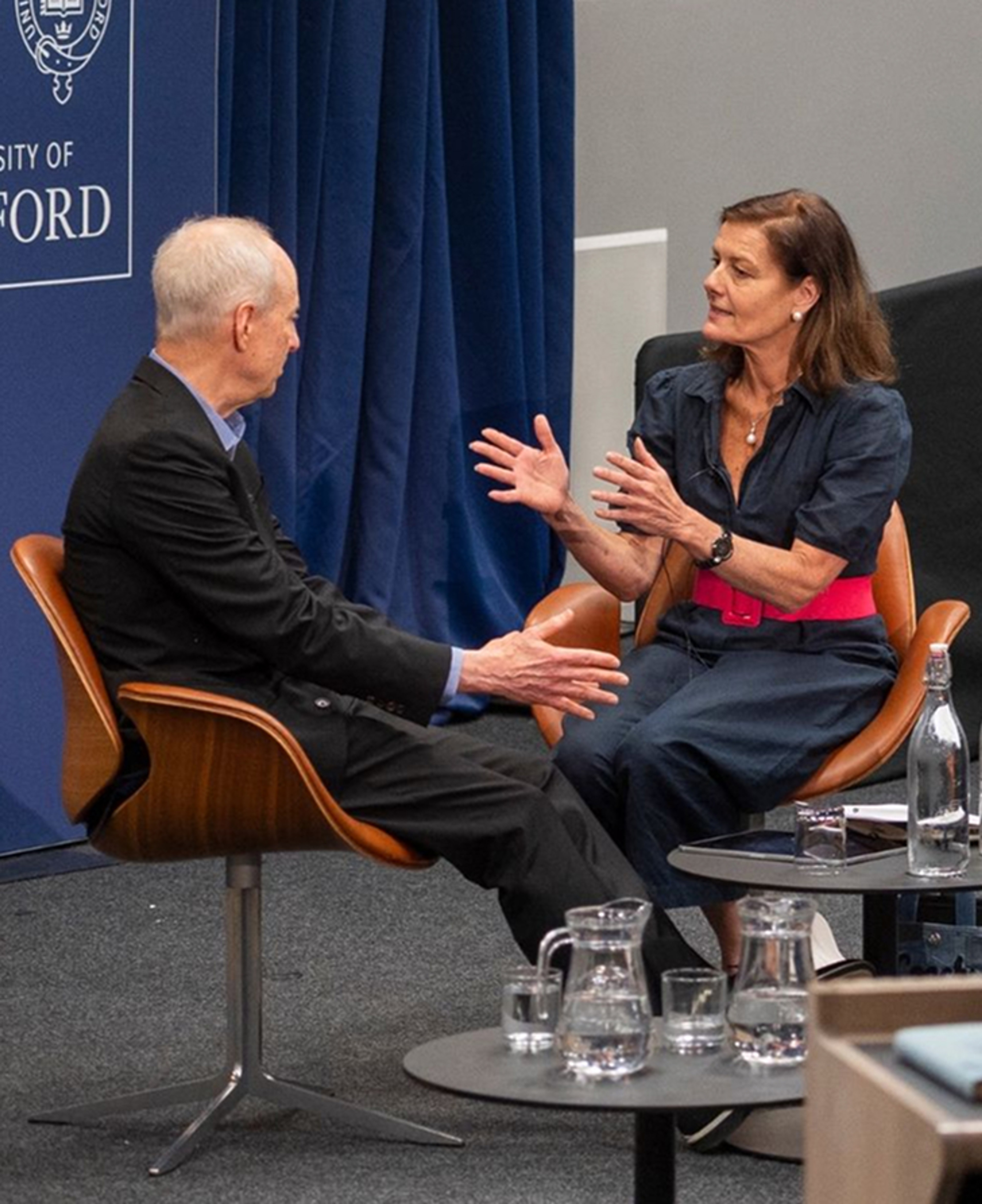 In Conversation: Michael Sandel and Ngaire Woods at the University of Oxford