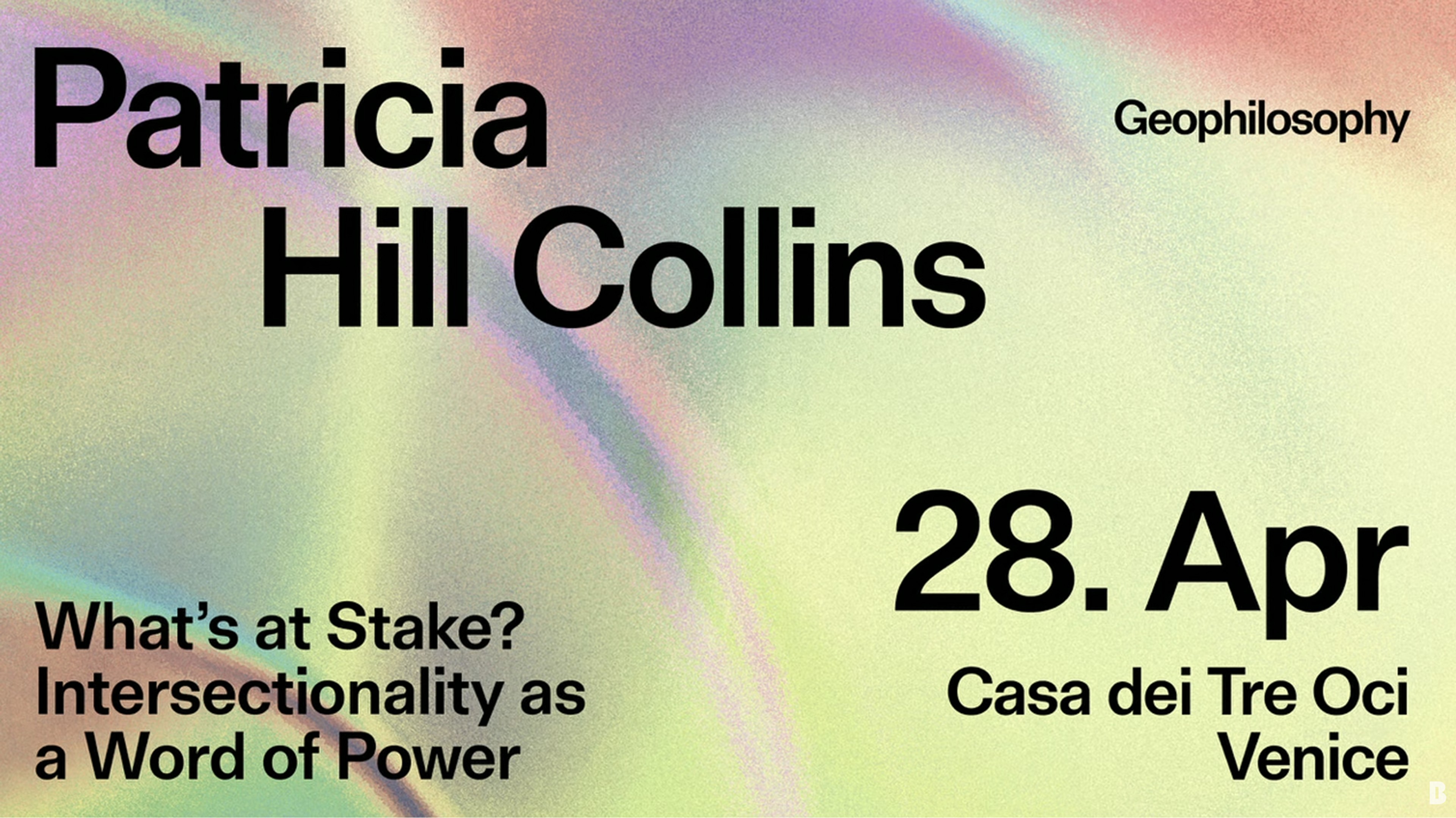 Patricia Hill Collins at Casa dei Tre Oci