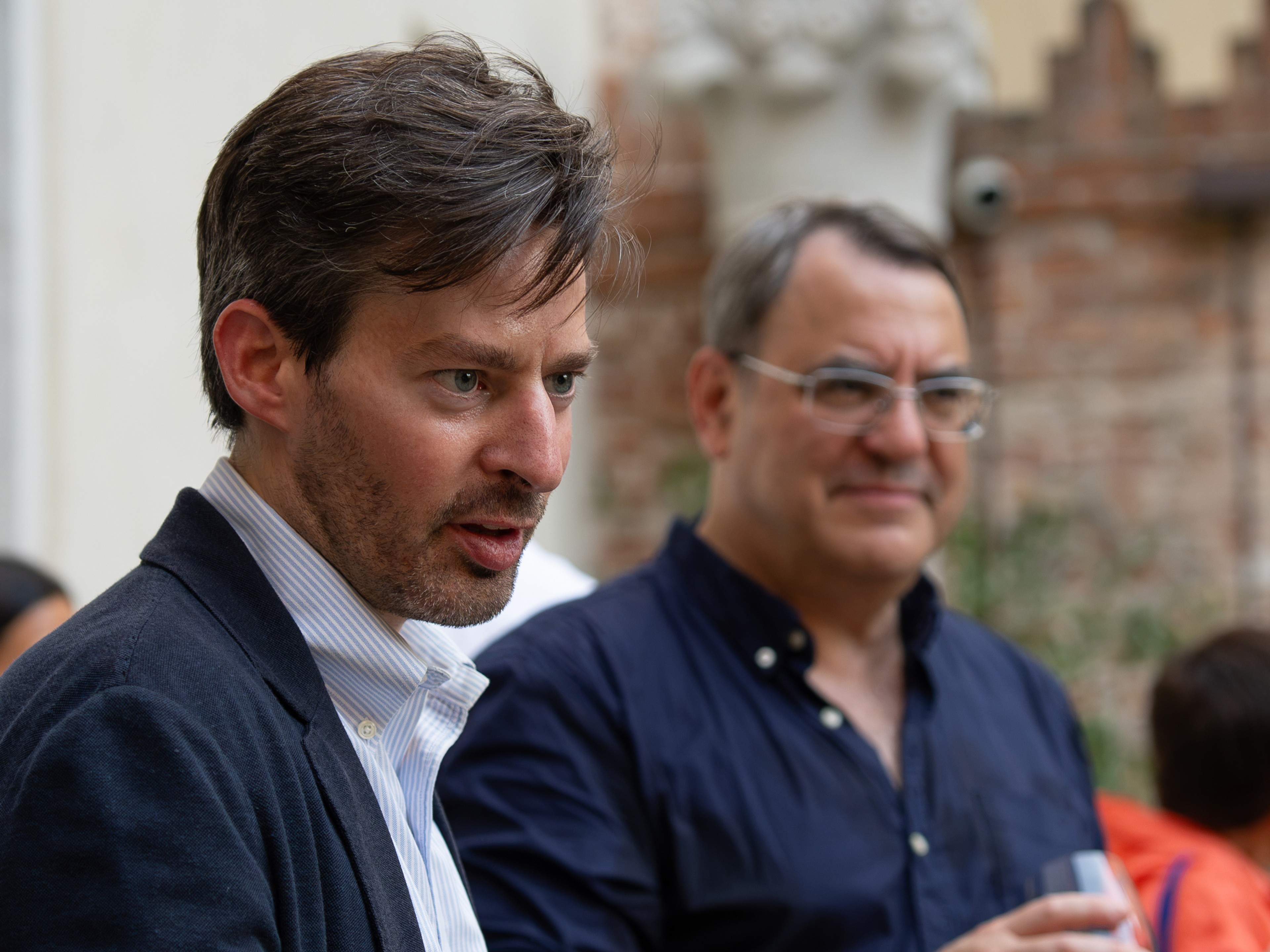 L-R: Ben Folit-Weinberg, Brook Ziporyn
