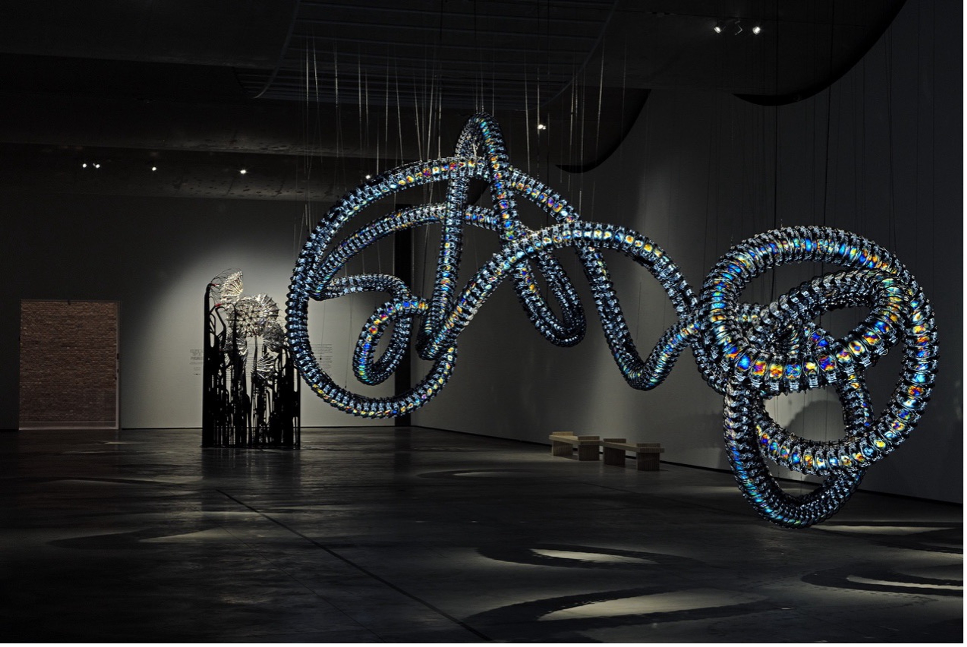 Chroma IX, 2024, Exhibition at 798 CUBE in Beijing. Photo from Kim Yunchol website: https://yunchulkim.net/work/chroma-ix/