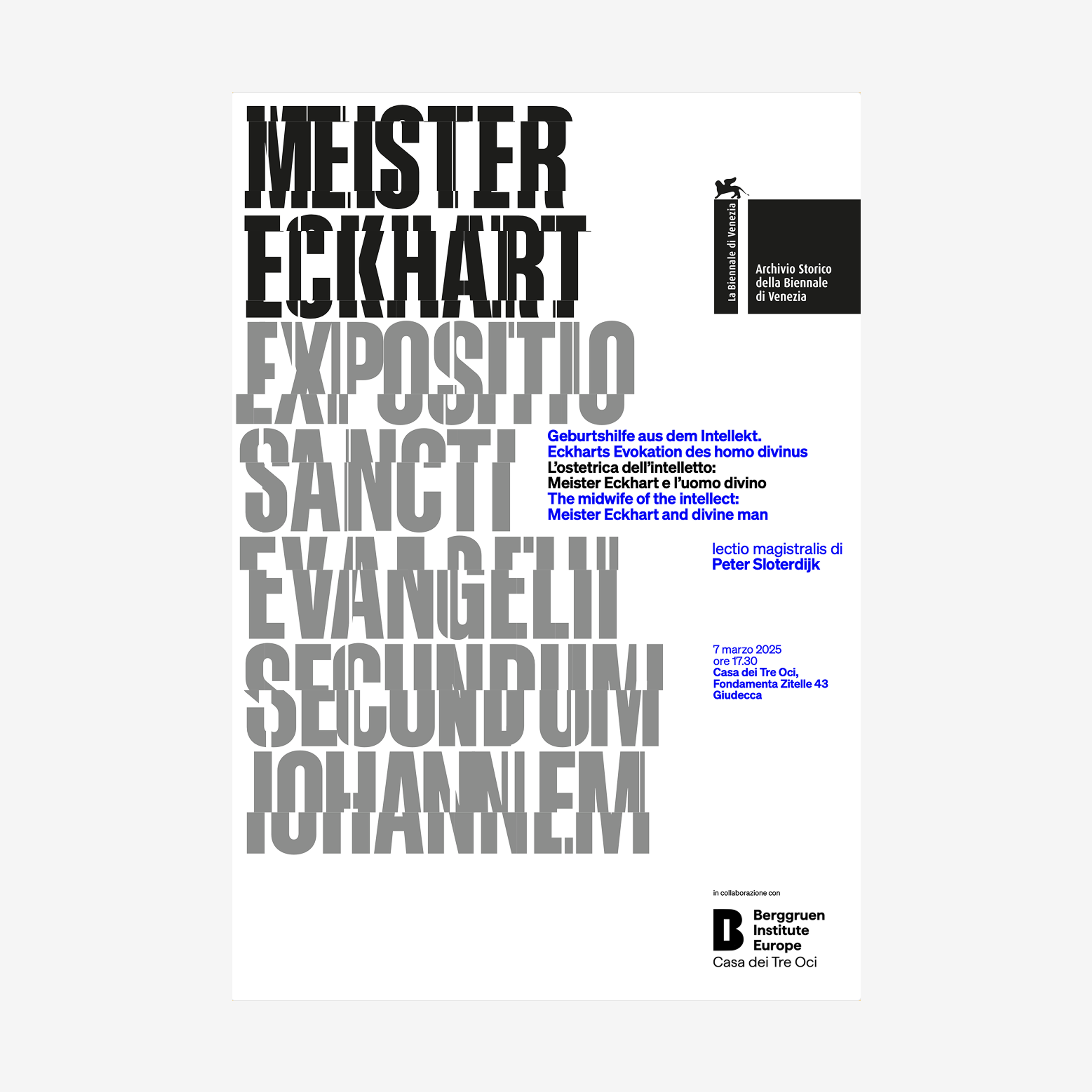 Lectio magistralis by Peter Sloterdijk