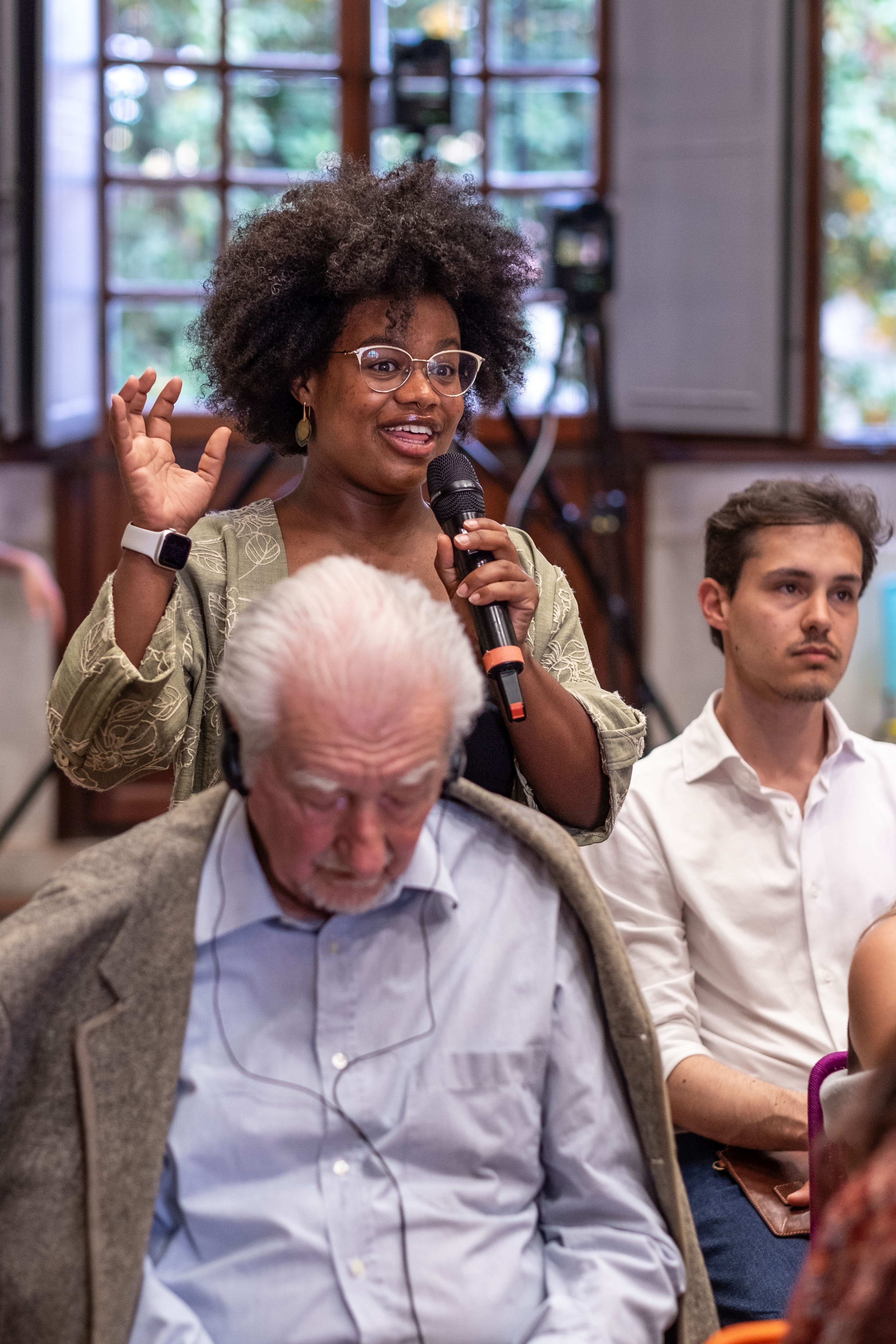 Q&A at Patricia Hill Collins lecture