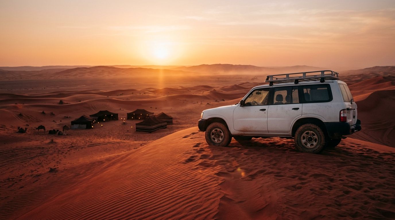 Wüstensafari in Dubai: morgens, abends oder mit Übernachtung?