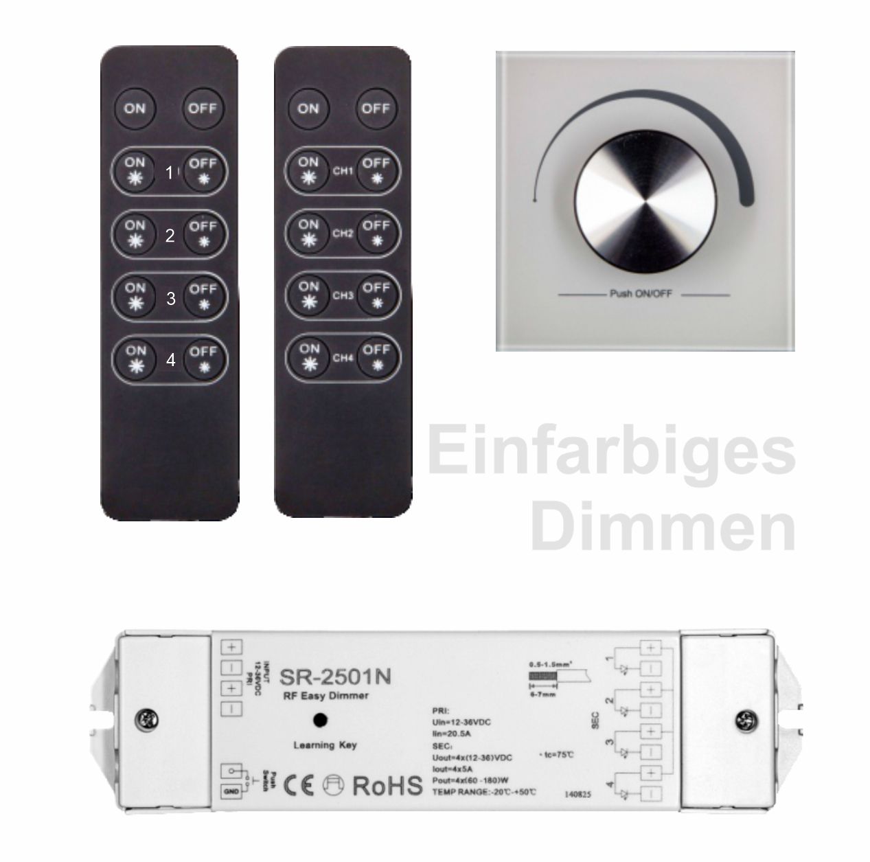 Enkelkleurig dimmen