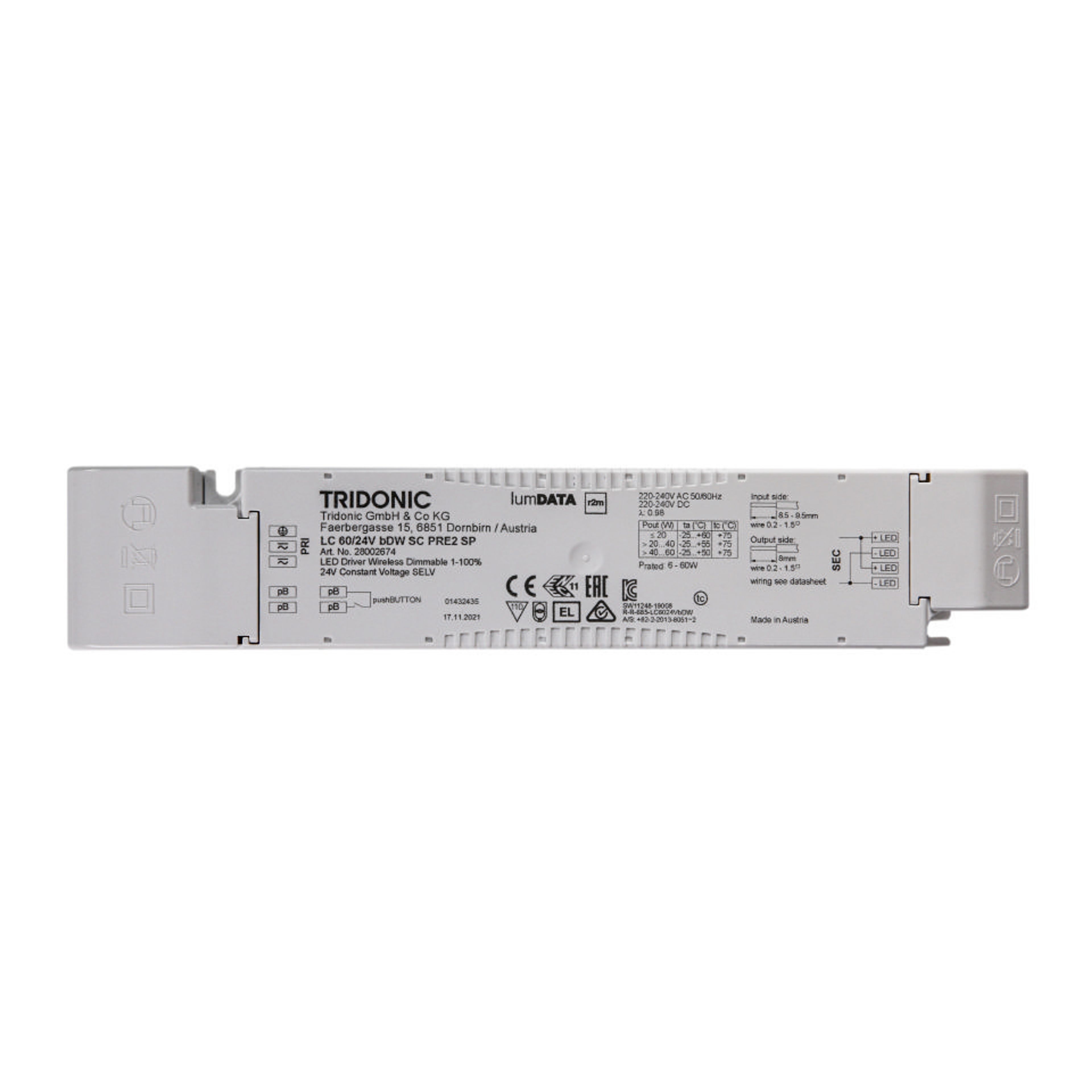 CASAMBI Netzteil 24V-60W 