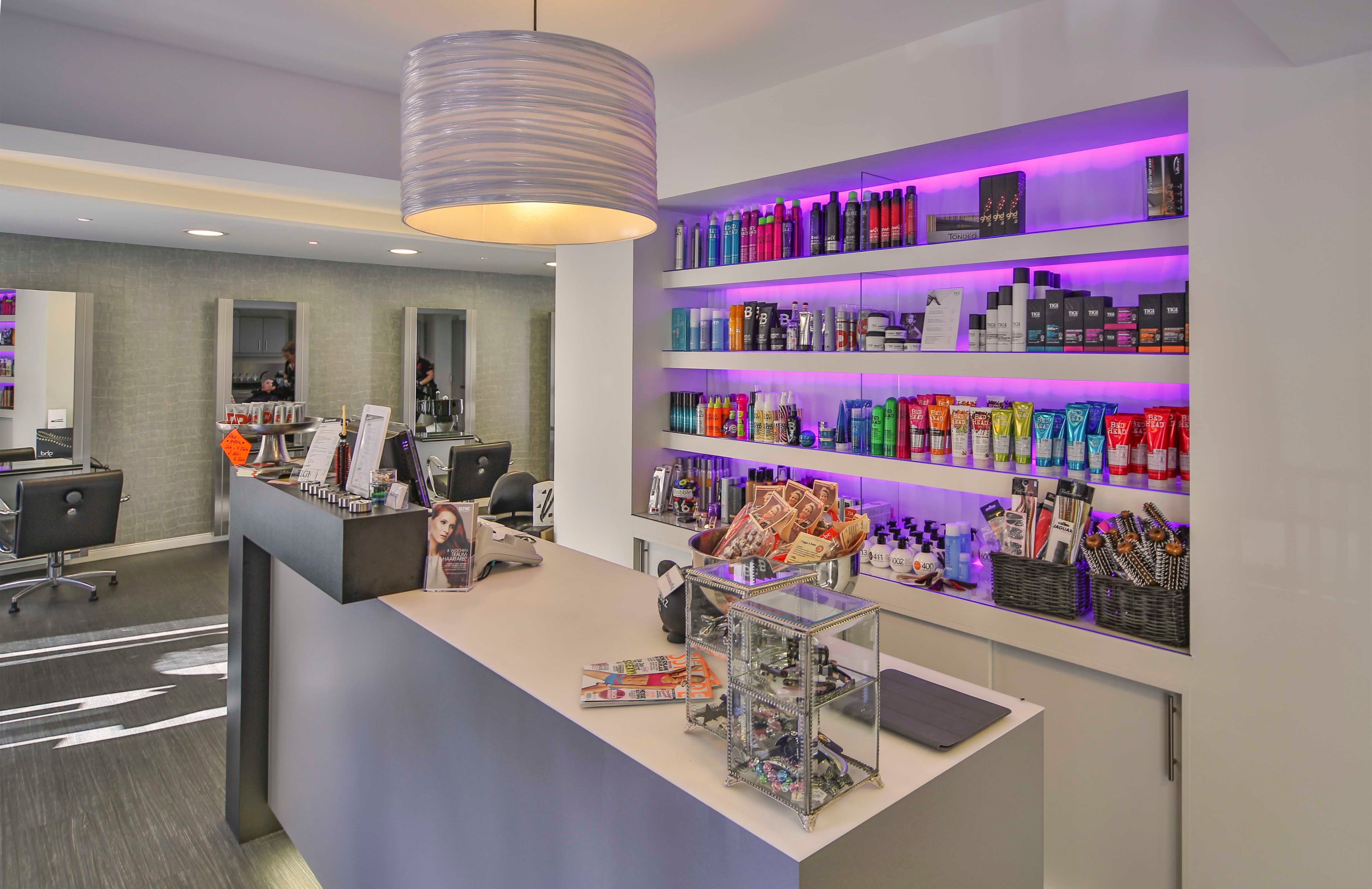 Flächenlicht-Friseur