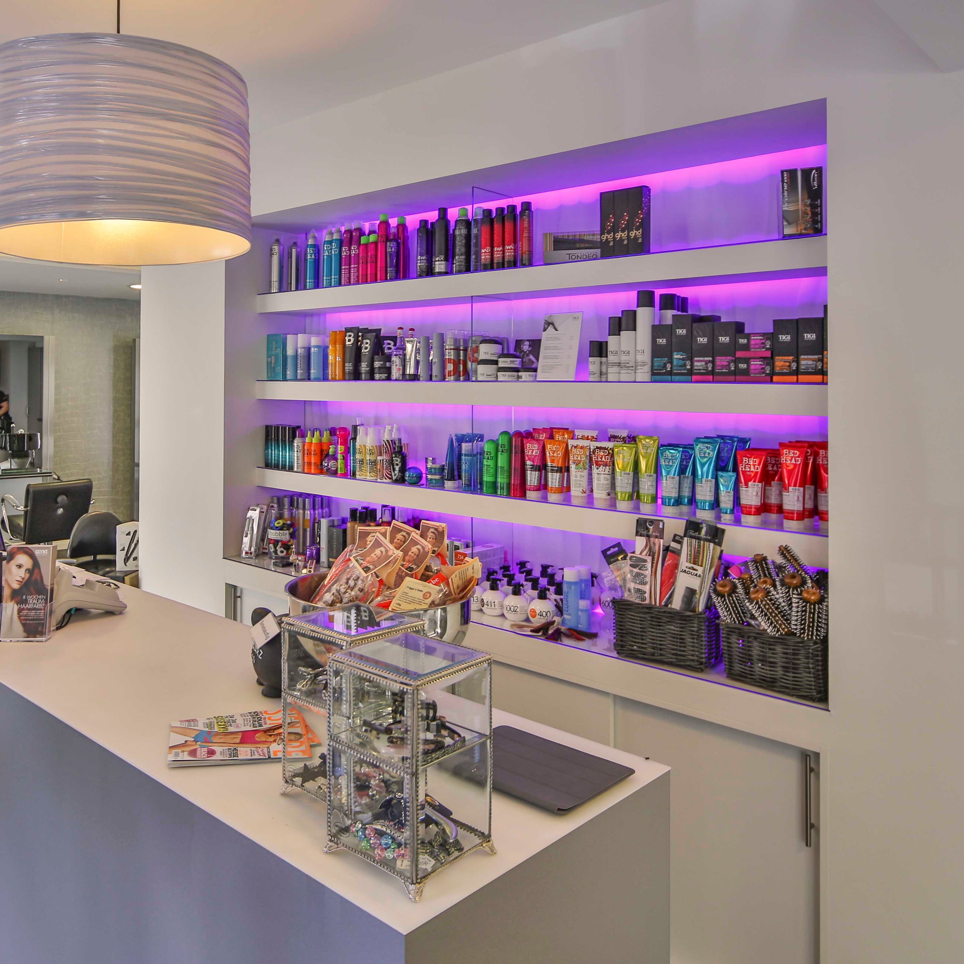 Flächenlicht-Friseur