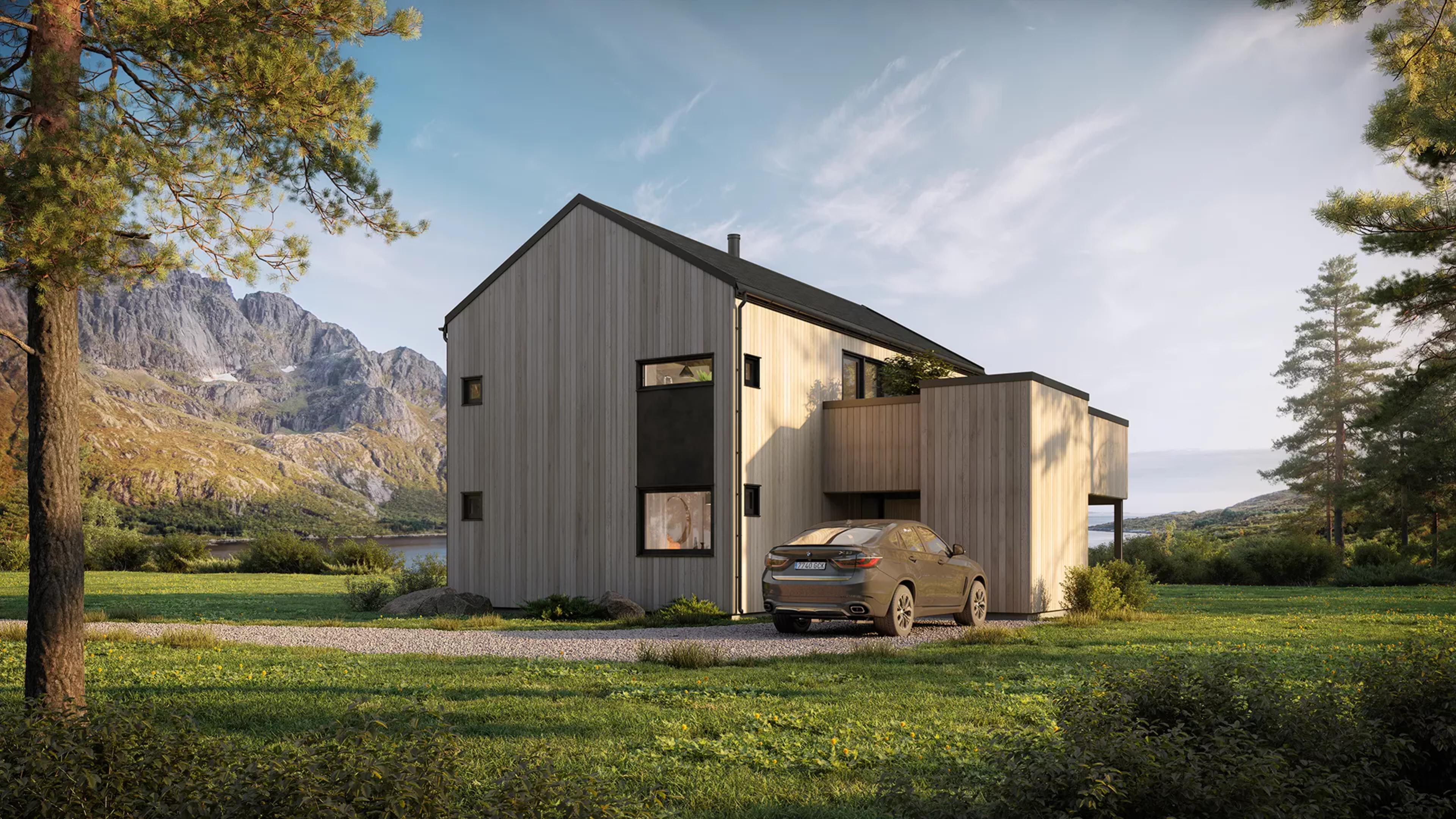 Bygge hus, funkishus, tomannsboliger og moderne hus | Systemhus