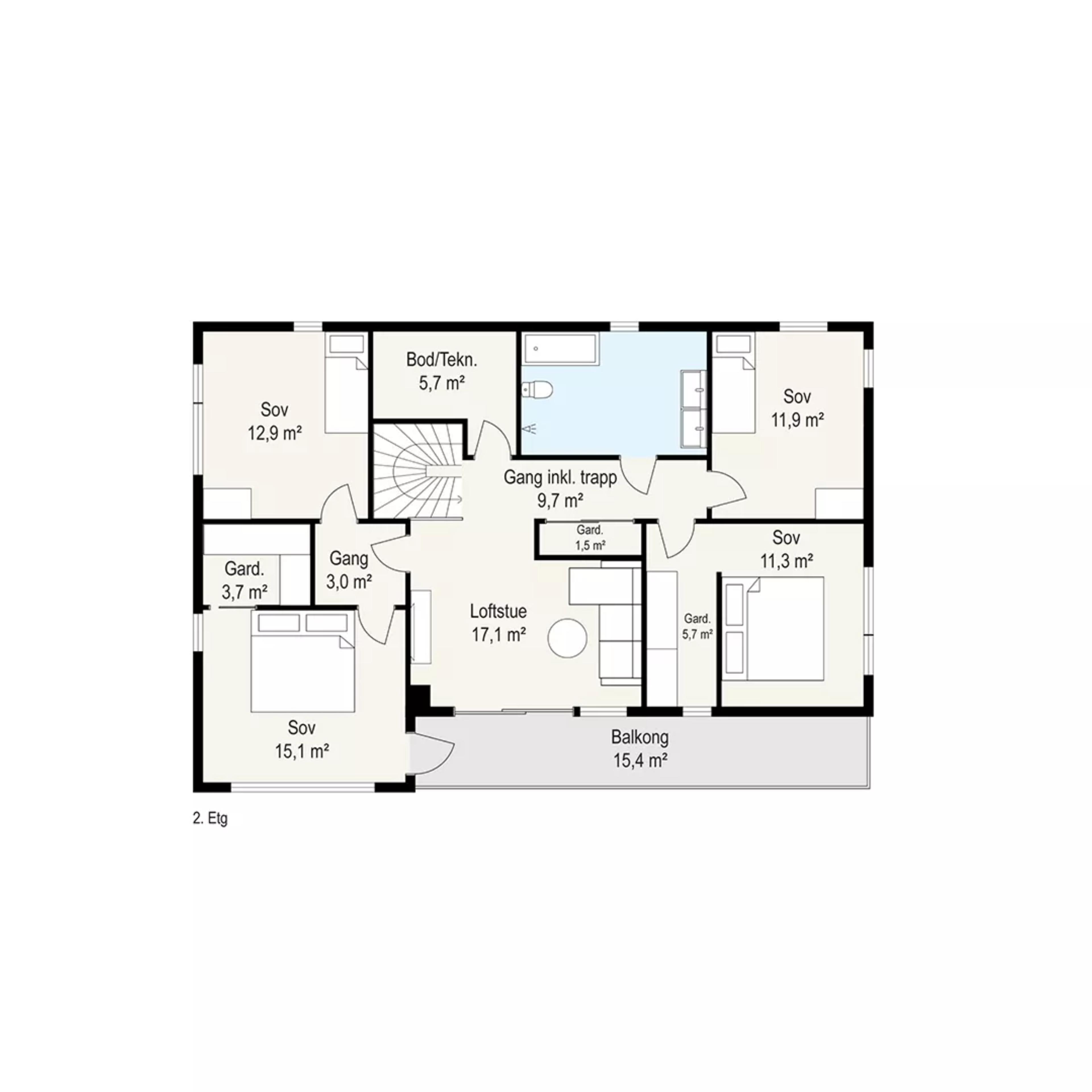 Bremnes Moderne Hus Med Store Rom Systemhus bremnes-moderne-hus-med-store-rom-systemhus