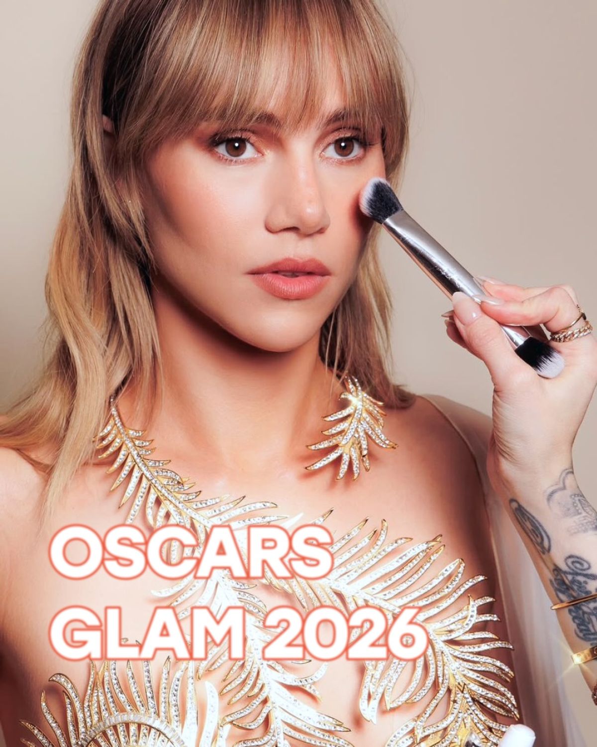 Oscarový glam 2026: přirozené líčení inspirované červeným kobercem