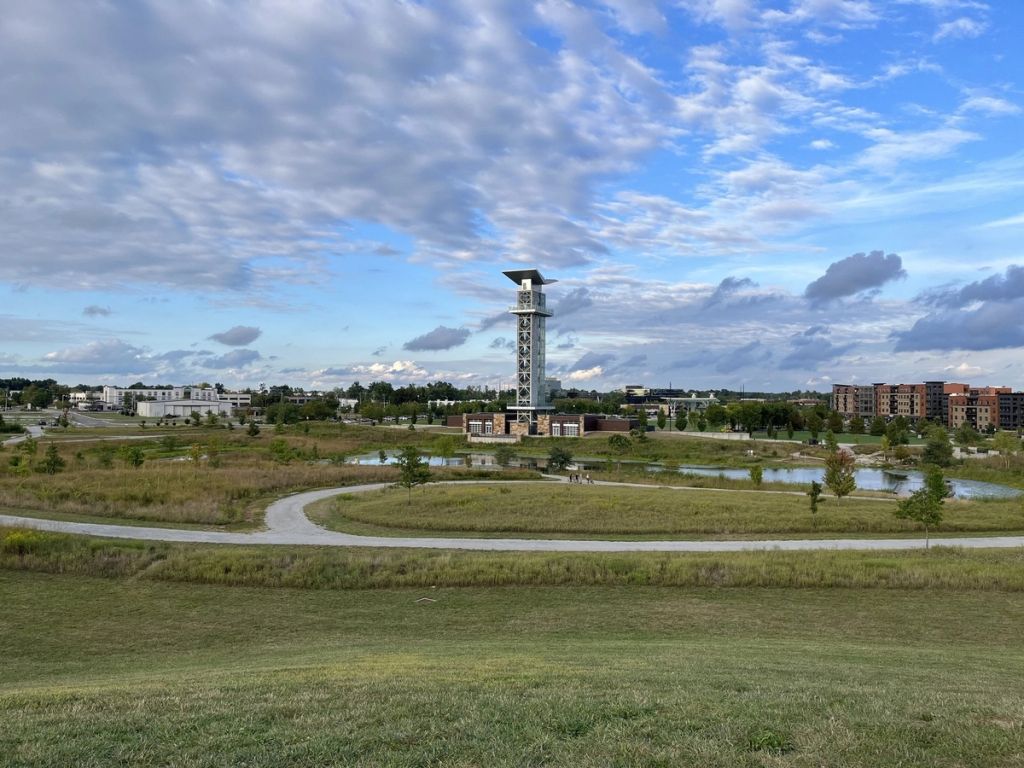 Summit Park and its observation tower