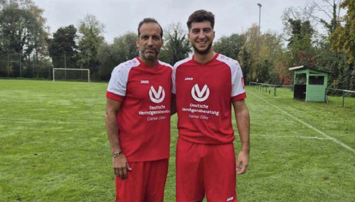 Drei Fußball Generationen vom Team in Deutschland