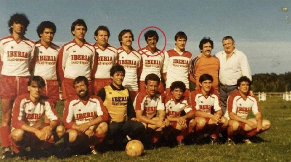 Drei Fußball Generationen vom Team in Deutschland