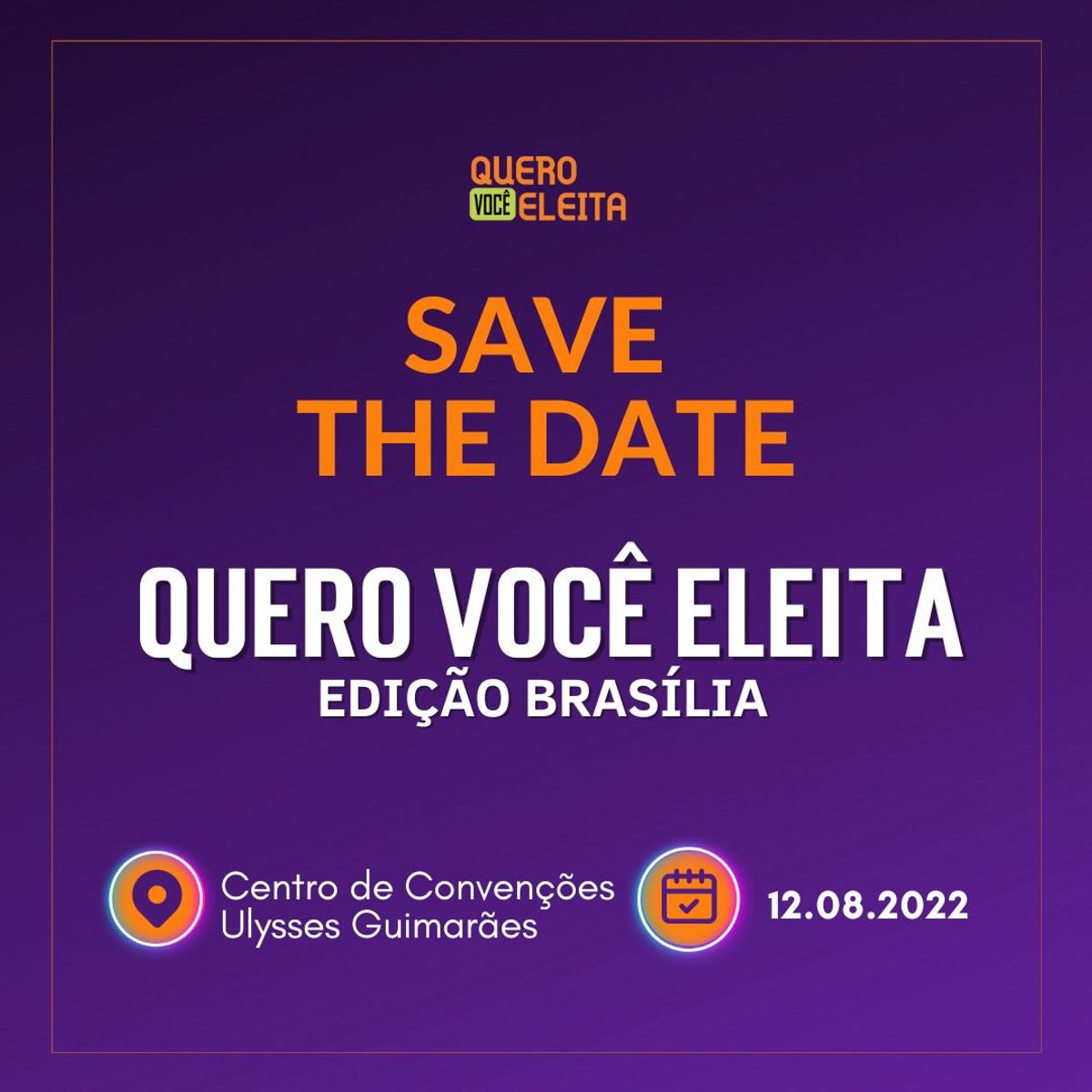 ‘Quero Você Eleita’ promove evento gratuito para fortalecer candidaturas femininas nas eleições de 2022